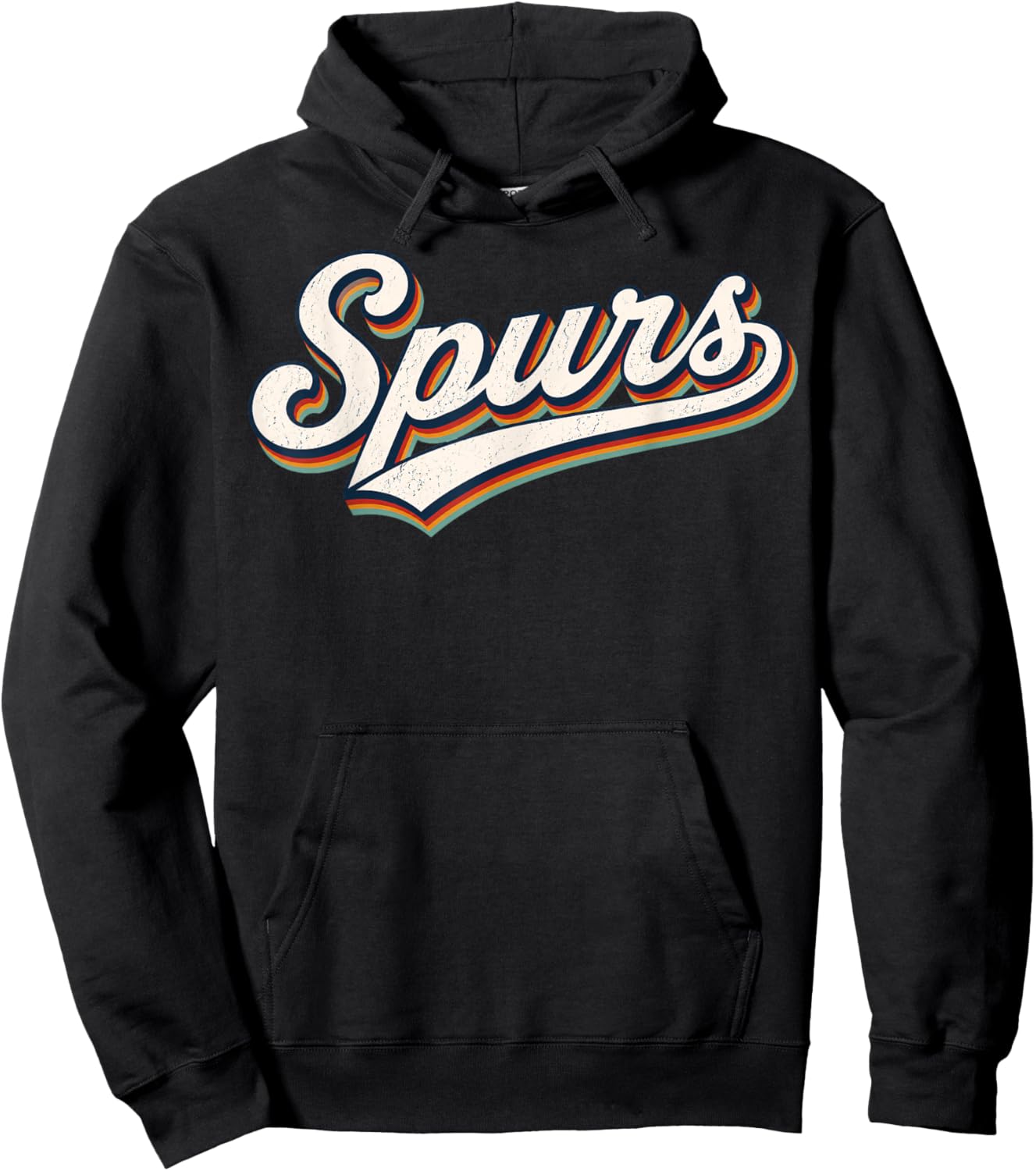 Vintage Spurs Retro Classic Gifts Women Kids Hoodie - Hoodie | Black