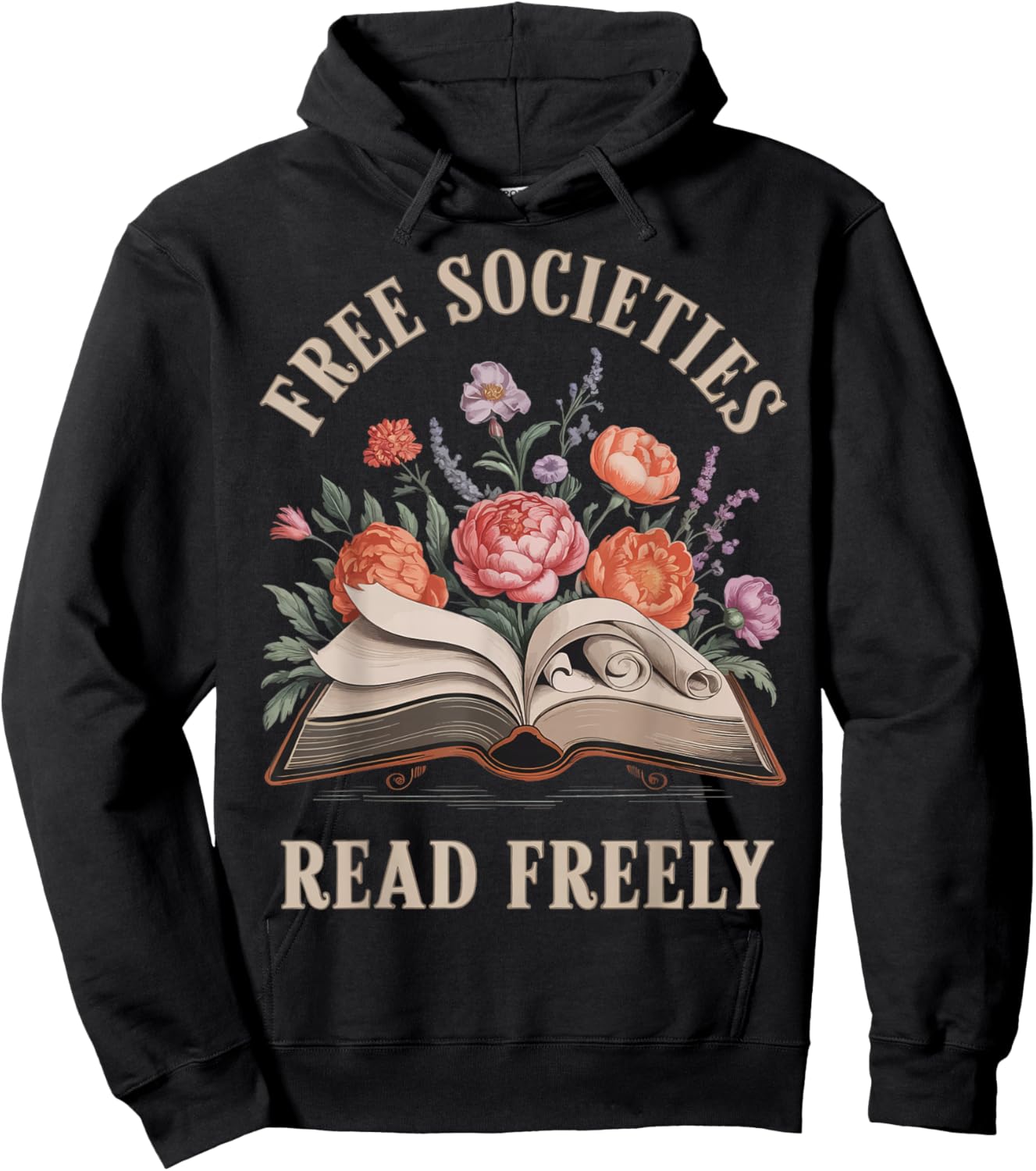 Free Societies Read Freely Hoodie - Hoodie | Black