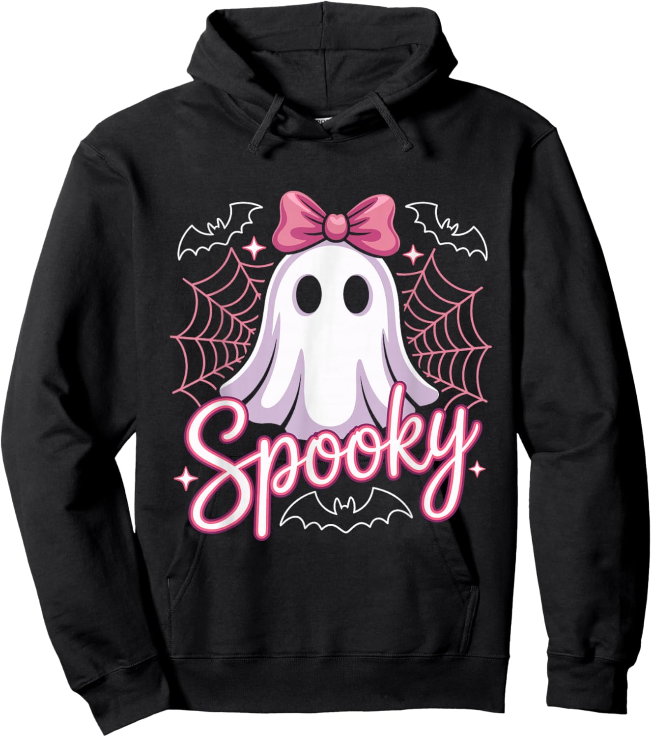 Cute Halloween Spooky Ghost Hoodie - Hoodie | Black