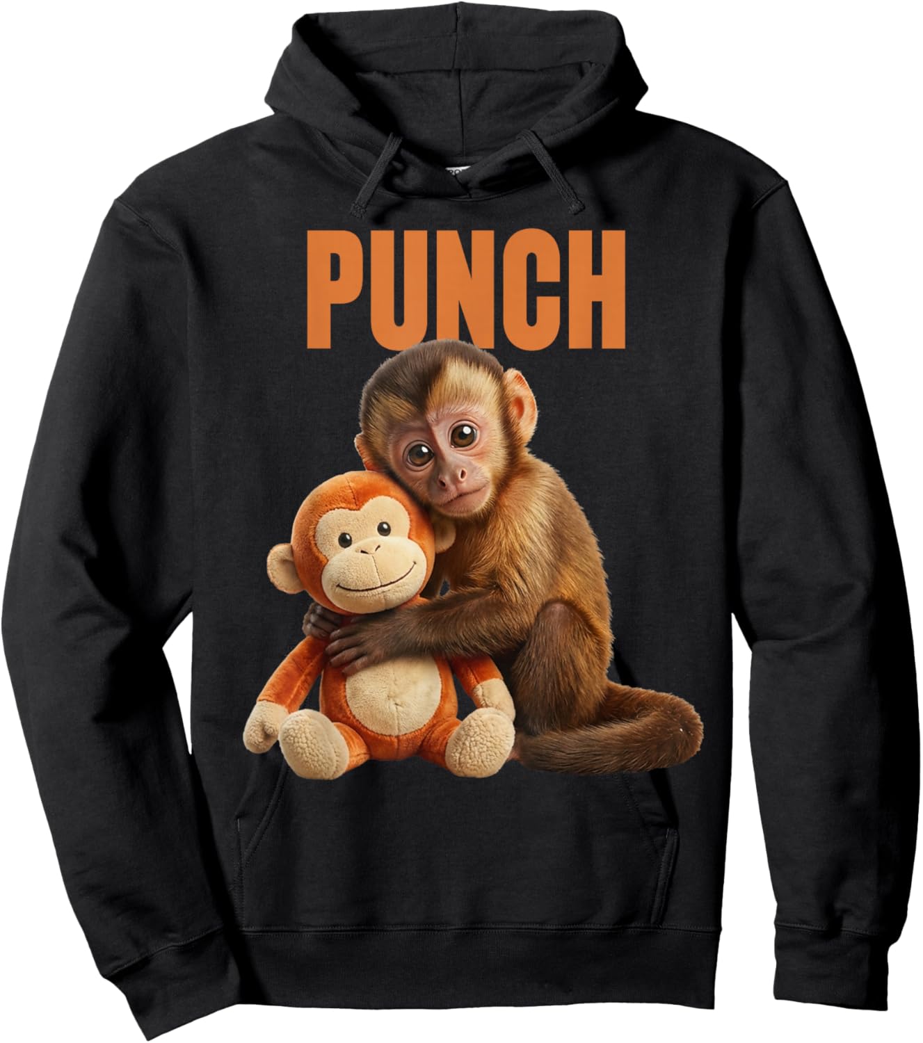 Baby Monkey Punch Hoodie - Hoodie | Black