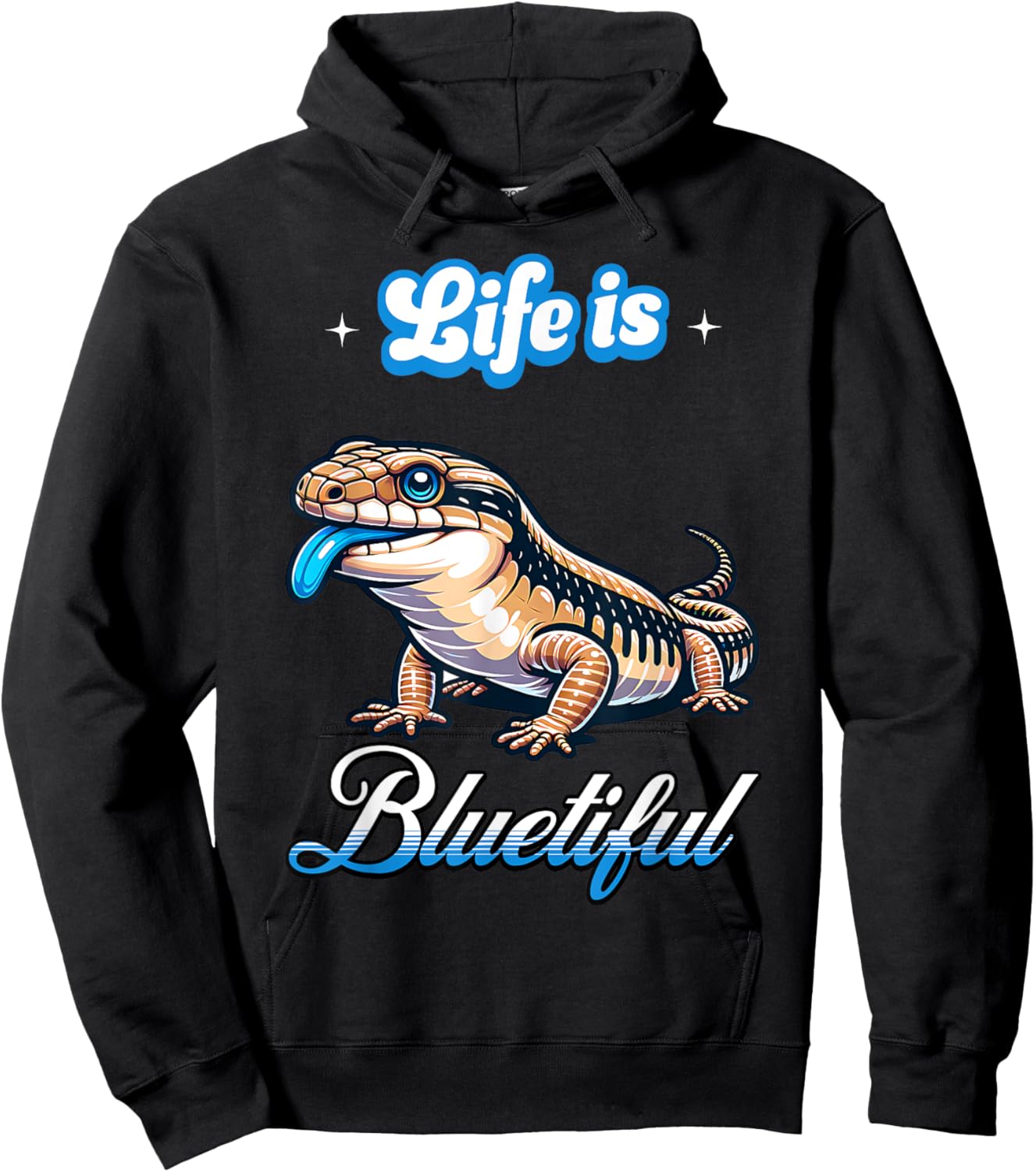 Blue Tongue Skink Owner Hoodie - Hoodie | Black