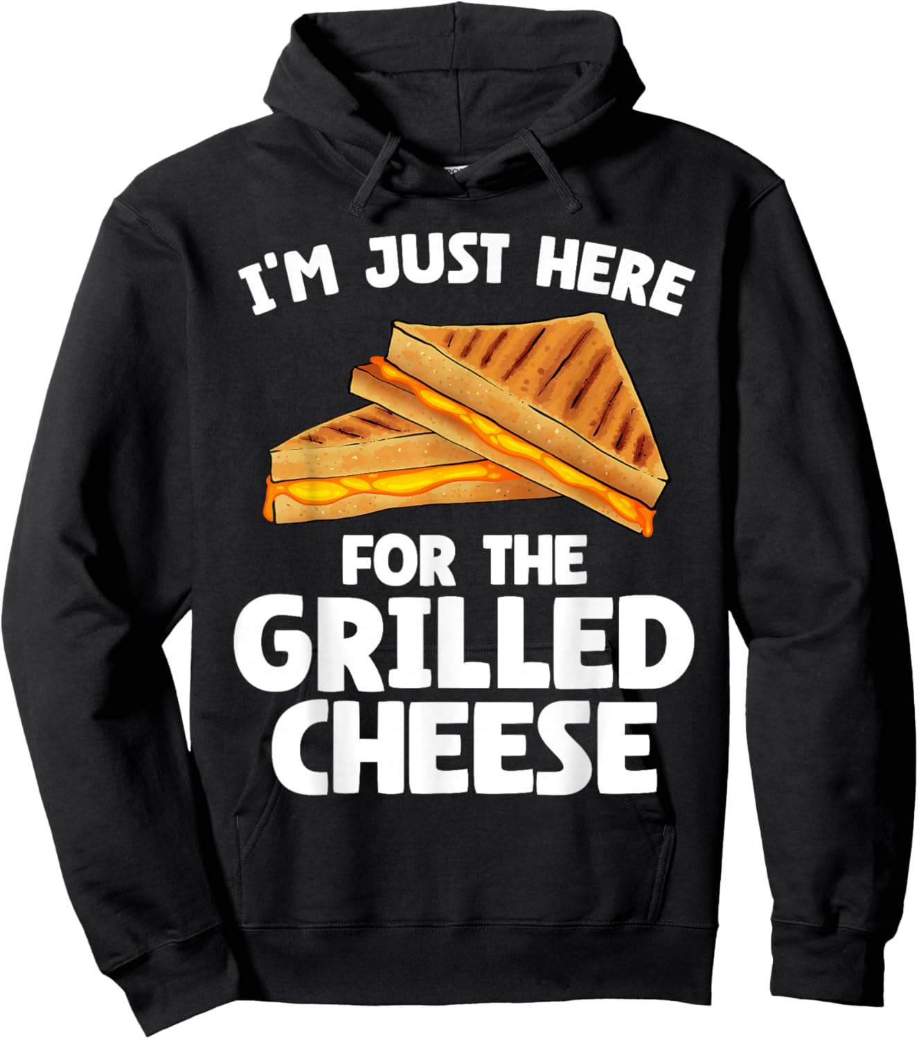 Funny Grilled Cheese Art Women Grilled Cheese Lover Hoodie - Hoodie | Black