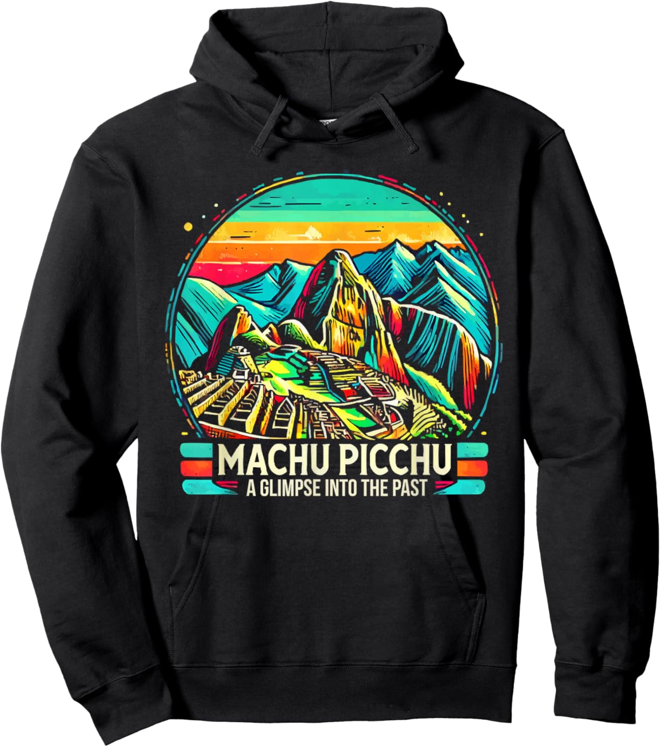 Machu Picchu Design Inca Trail Incan Empire Peru Hoodie - Hoodie | Black