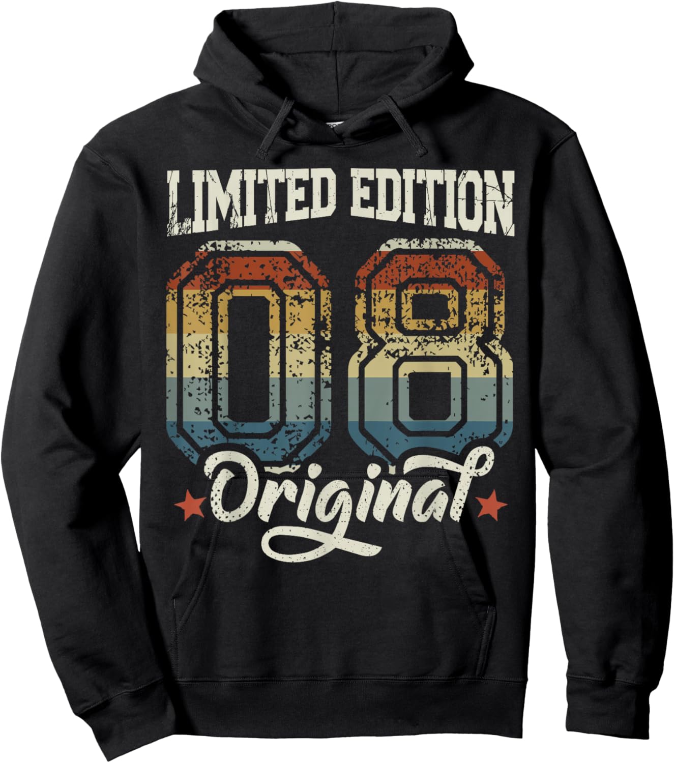 18th Birthday Boy Girl 18 Years 2008 Gift Funny Hoodie - Hoodie | Black