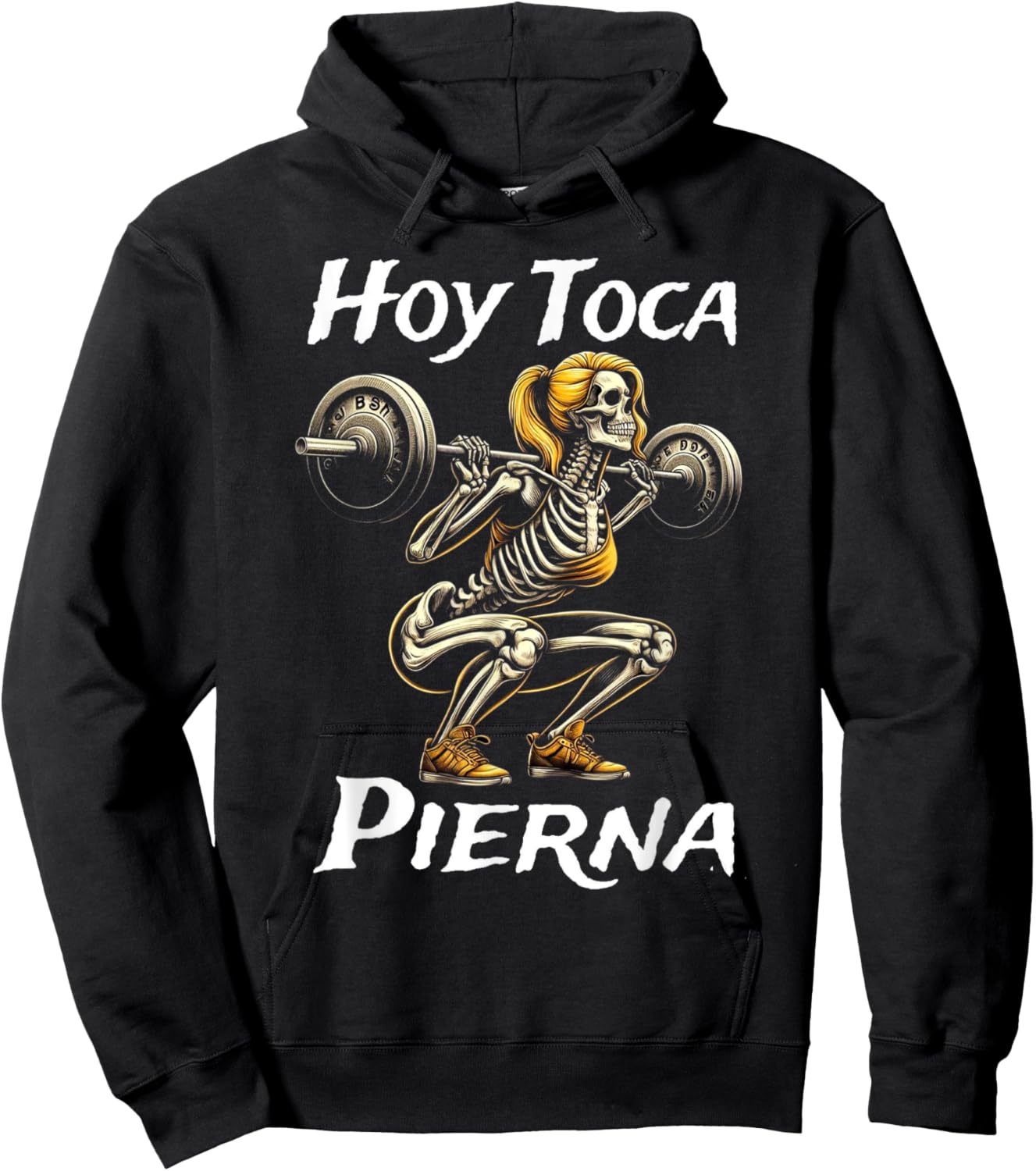Calacas Chidas Gym | Mexican Sayings Funny Sarcasm Slang Hoodie - Hoodie | Black