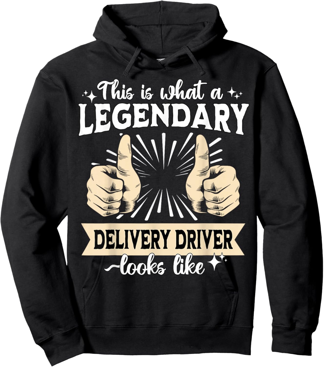 Legendary Delivery Driver Hoodie - Hoodie | Black