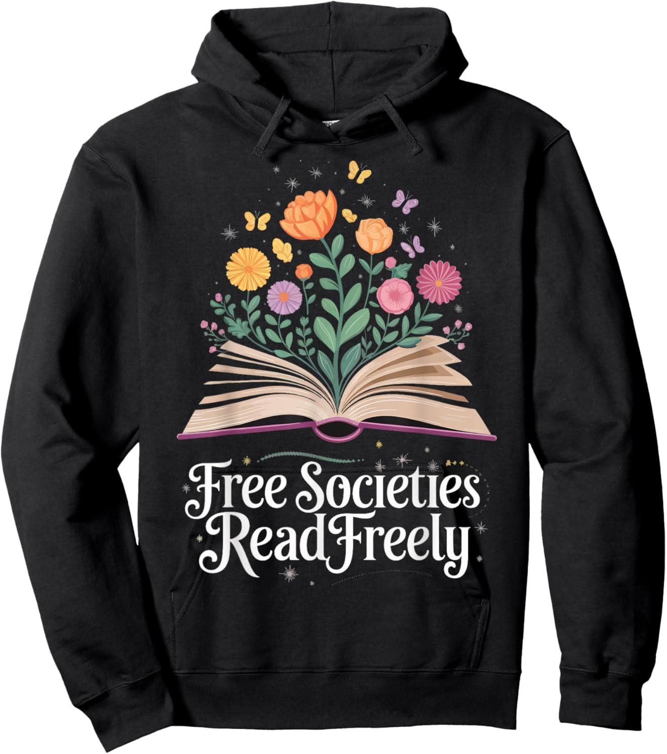 Free Societies Read Freely Hoodie - Hoodie | Black