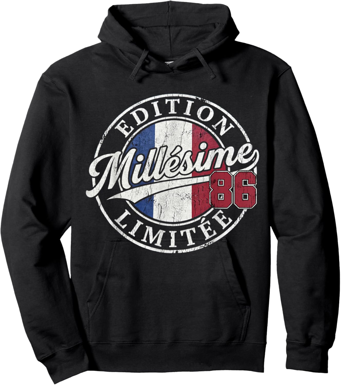 Gift 40 Years Man Woman Vintage 1986 Birthday 40 Years Hoodie - Hoodie | Black