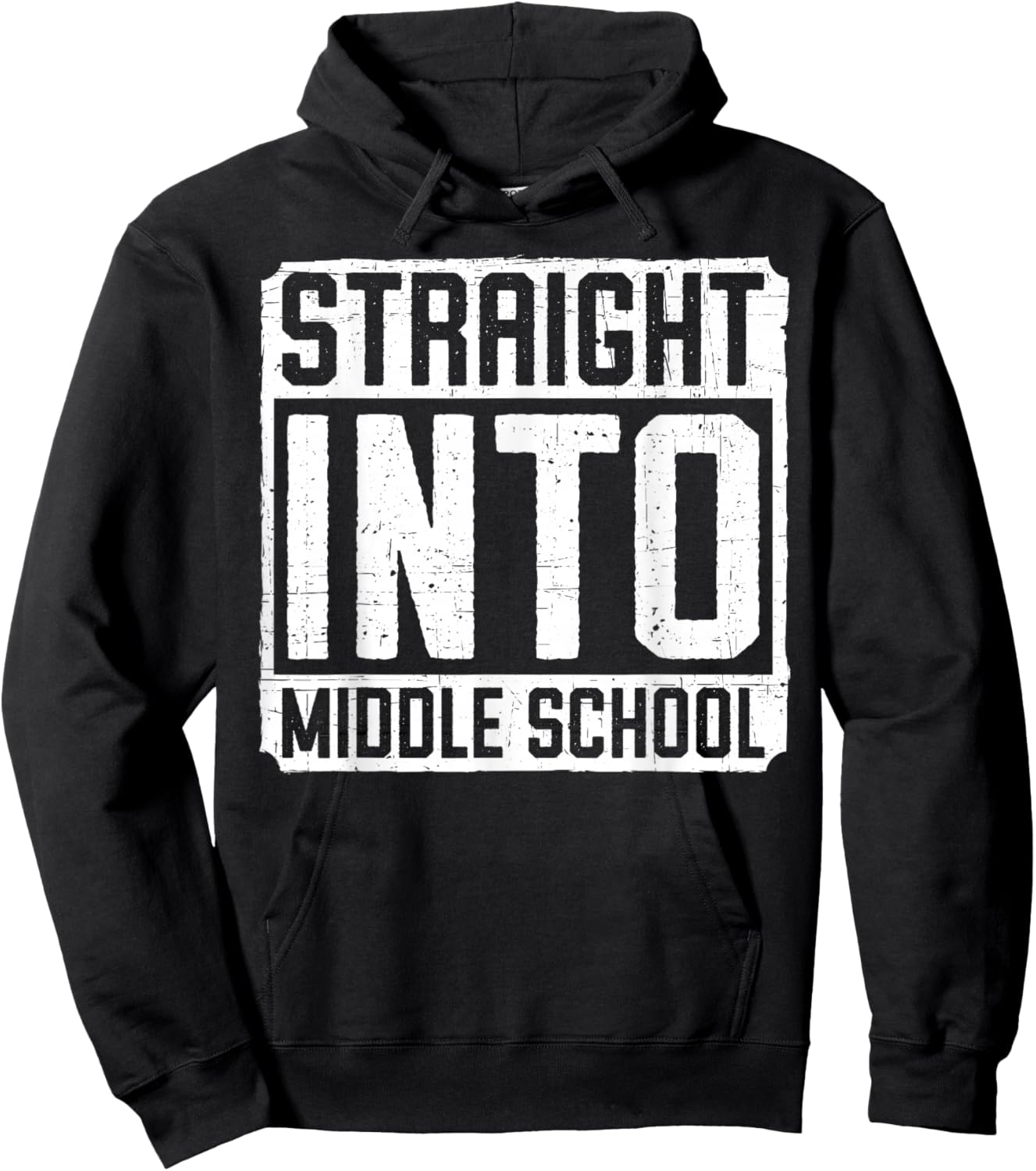 Straight Into Middle School Hoodie - Hoodie | Black