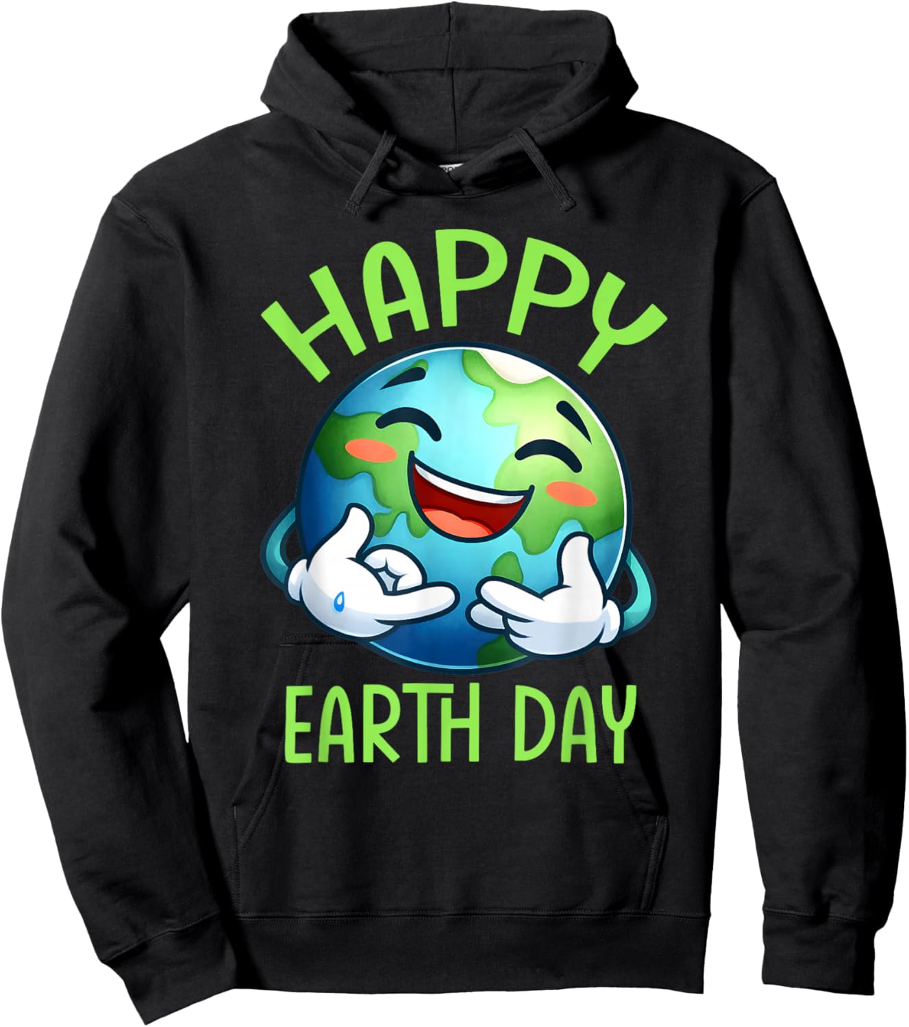 Cute Earth Day 2025 Happy Earth Day Shirt Men Women Kids Hoodie - Hoodie | Black