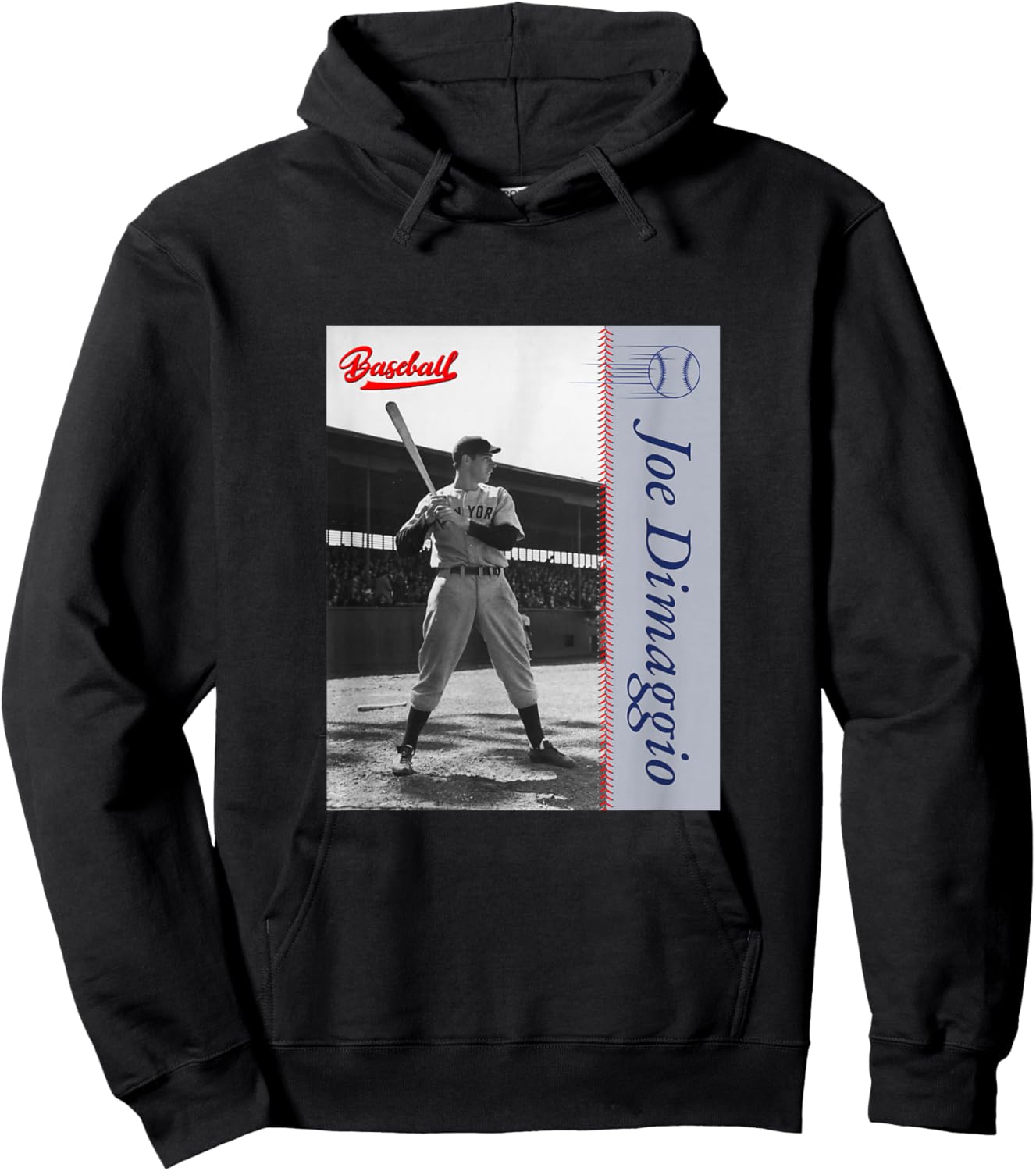 Joe Dimaggio_Baseball_025 Hoodie - Hoodie | Black
