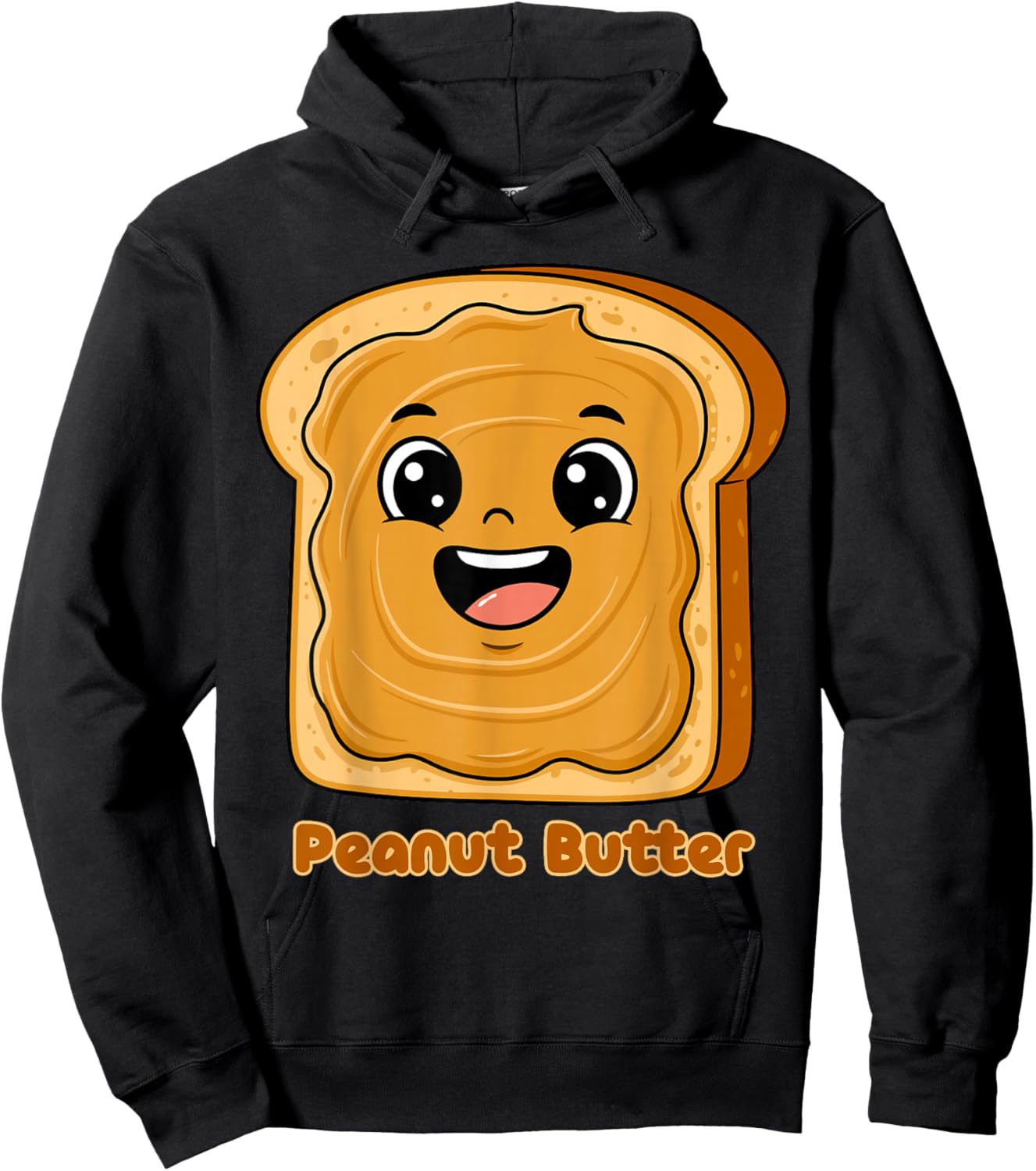 Funny Peanut Butter-Jelly Friends Cute Food Matching Couple Hoodie - Hoodie | Black