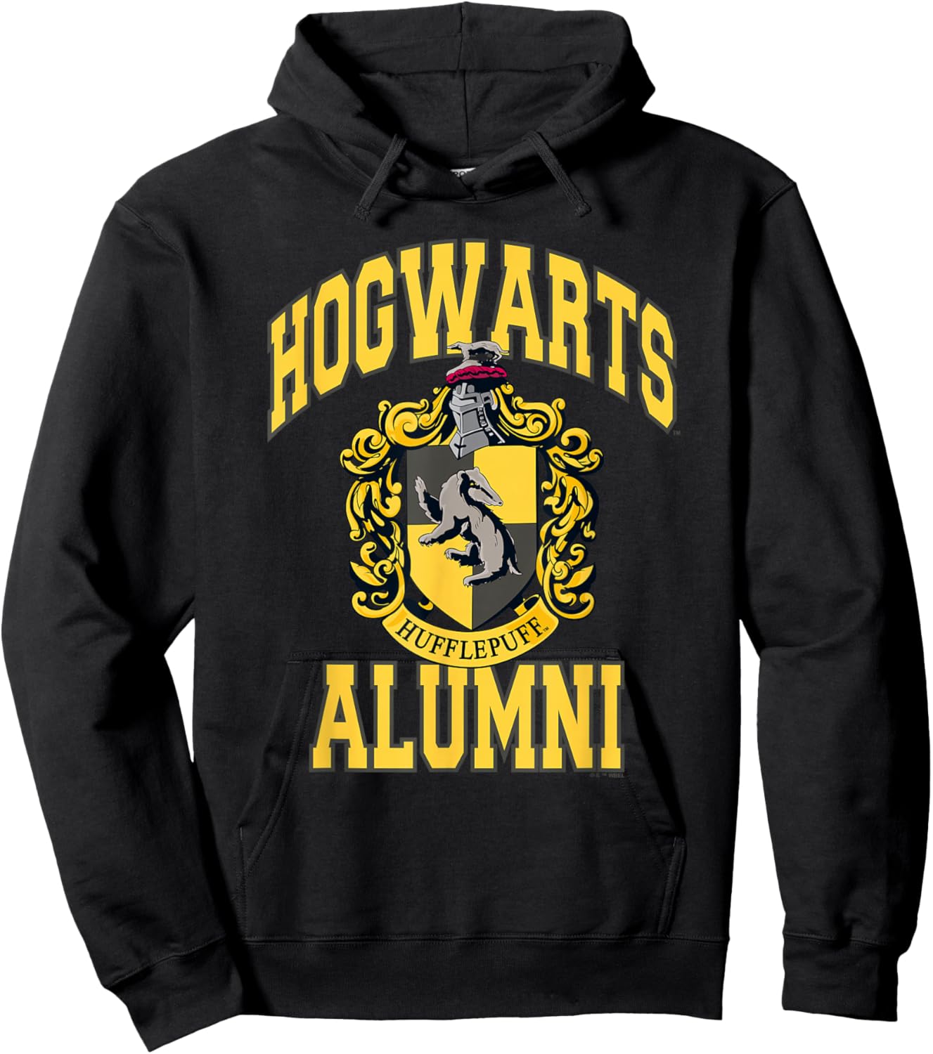 Harry Potter Hogwarts Hufflepuff Alumni Hoodie - Hoodie | Black