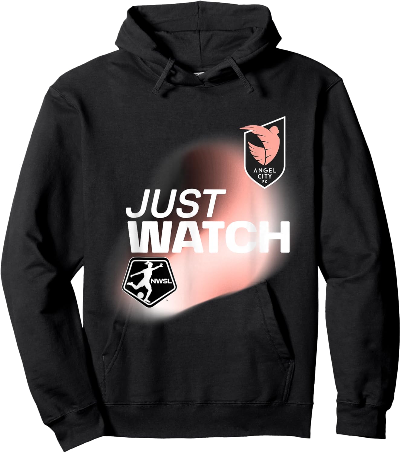 Officially Licensed Angel City FC Just Watch NWSL Hoodie - Hoodie | Black