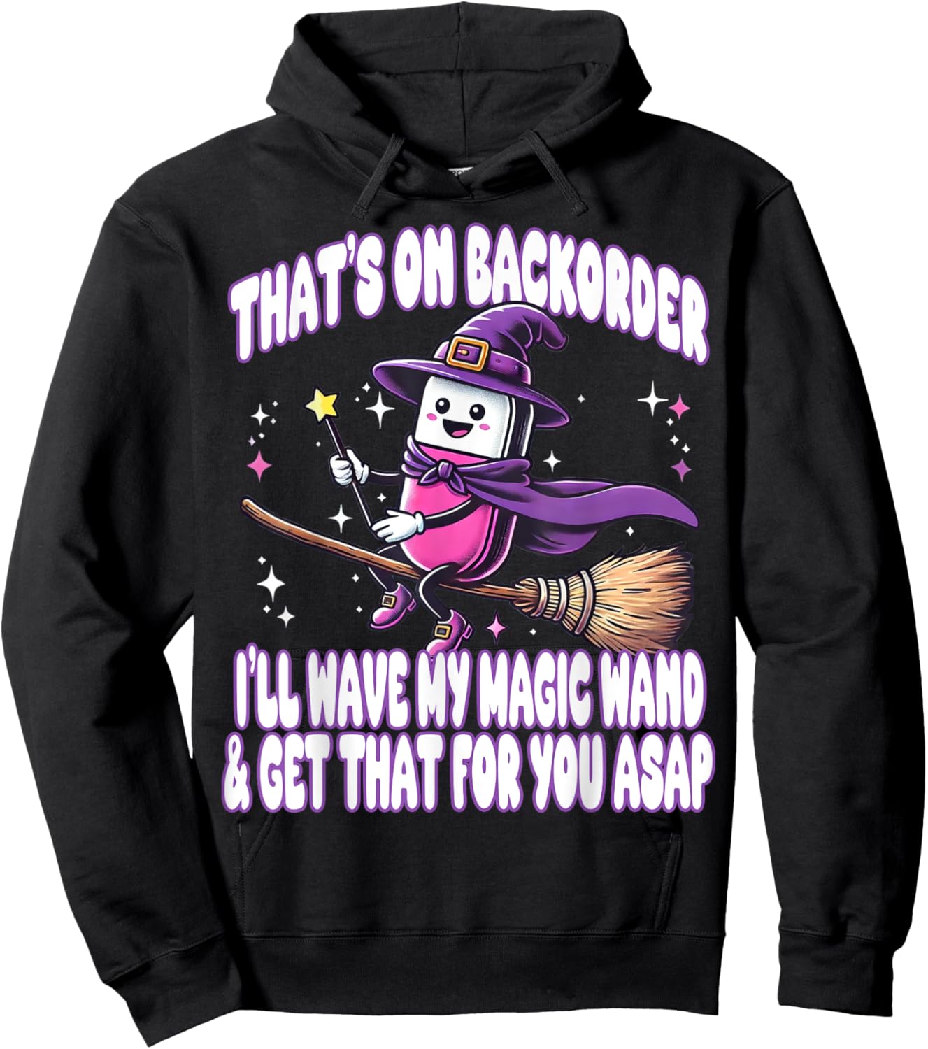 Pharmacy Halloween Pharmacist Tech Technician PharmD Funny Hoodie - Hoodie | Black