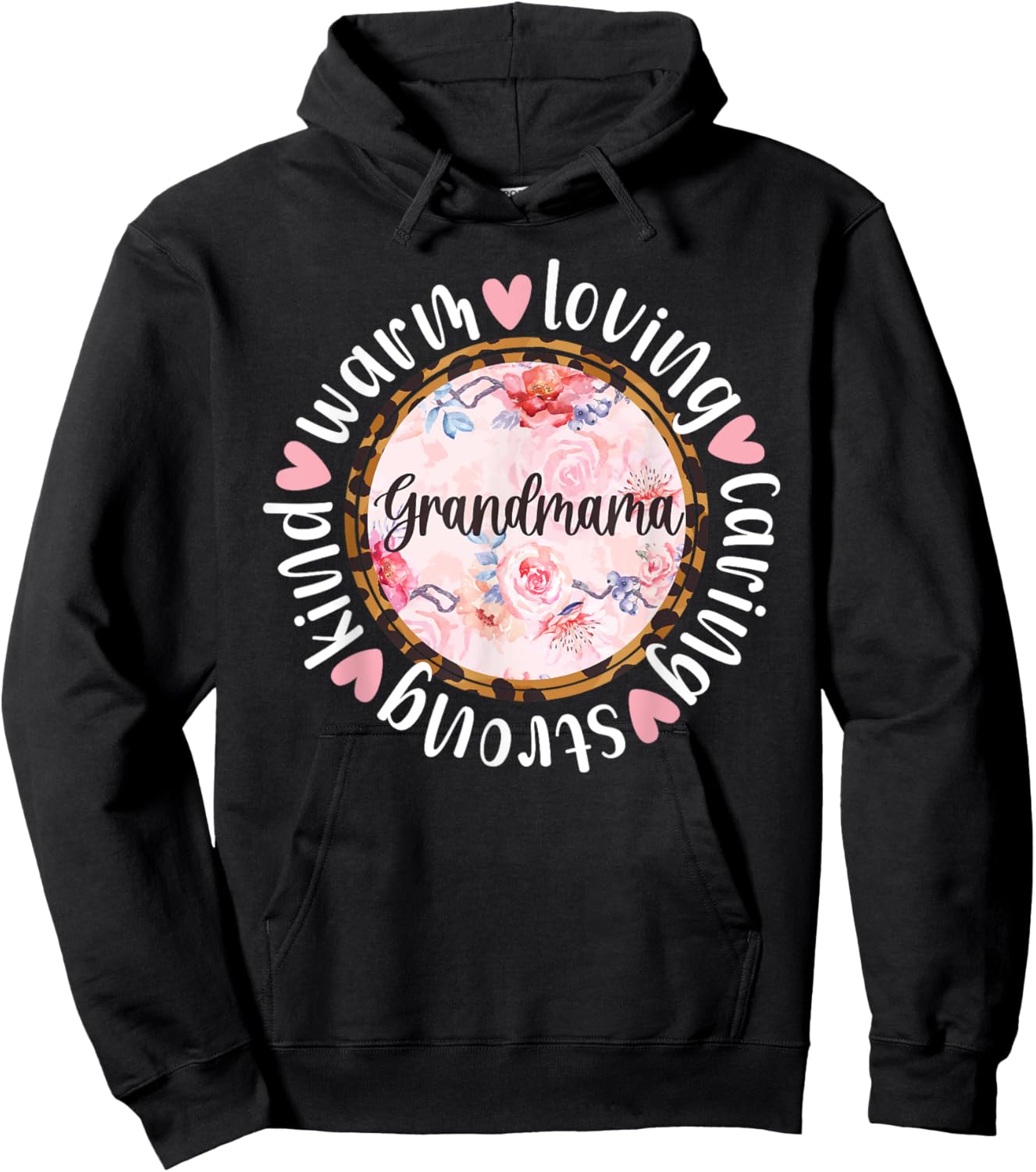 Grandmama Grandma Appreciation Grandmama Grandmother Hoodie - Hoodie | Black