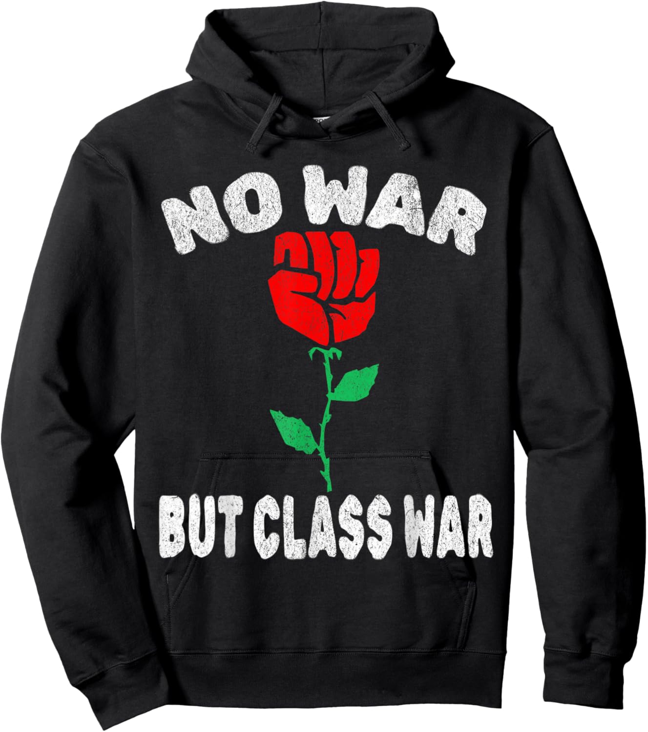 No War But Class War Hoodie - Hoodie | Black