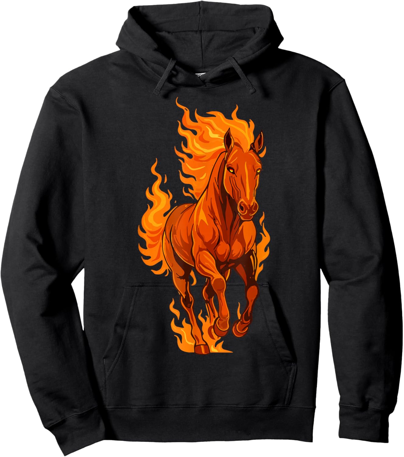 Chinese New Year Fire Horse 2026 Lunar Zodiac Festival Hoodie - Hoodie | Black