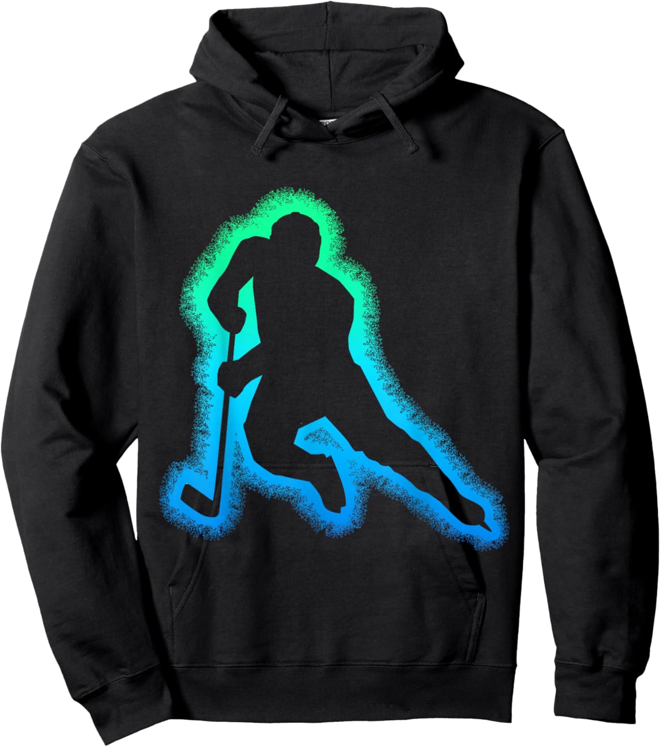 Hockey Ice Hockey Boys Kids Youth , Small, Black Hoodie - Hoodie | Black