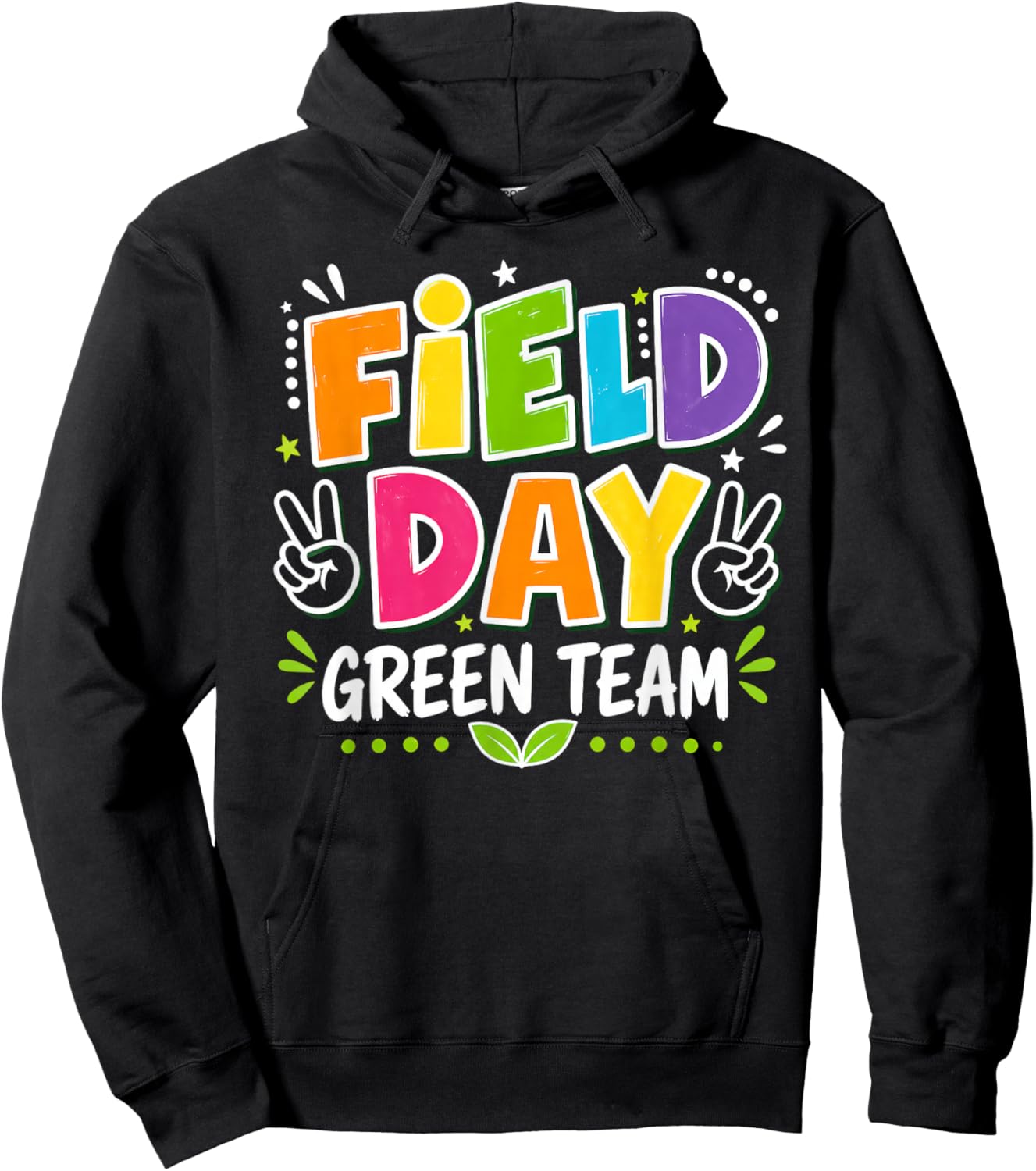 Field Day Green Team Field Day Games Hoodie - Hoodie | Black