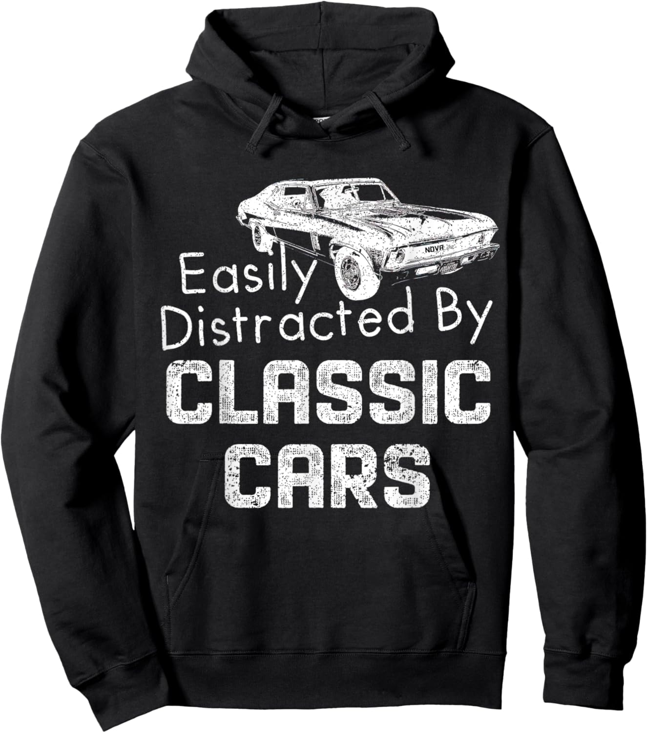 Still plays with cars 1969 1972 71 66 63 70 74 67 nova car Hoodie - Hoodie | Black