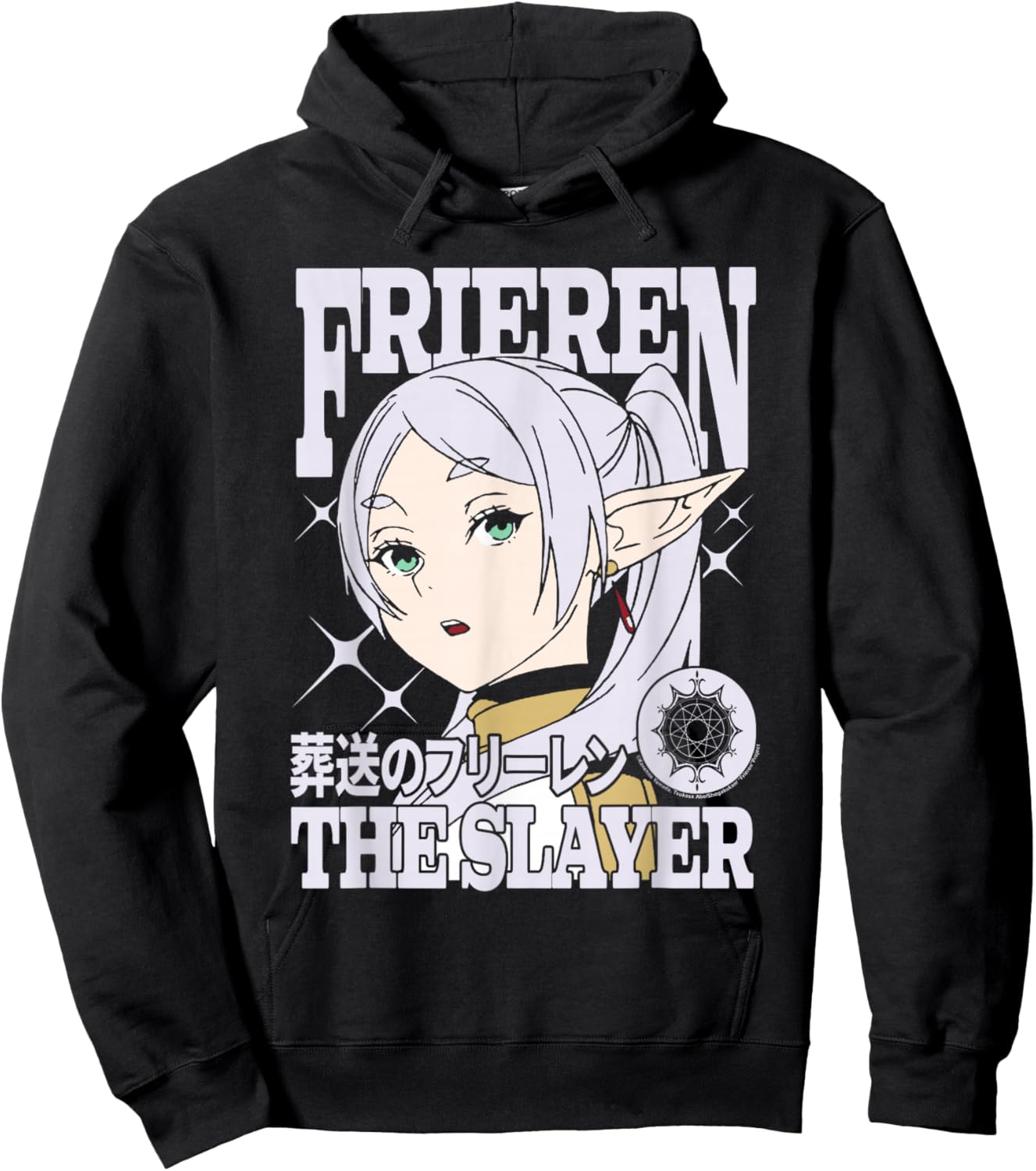 Frieren: Beyond Journey's End The Slayer Portrait Anime Hoodie - Hoodie | Black