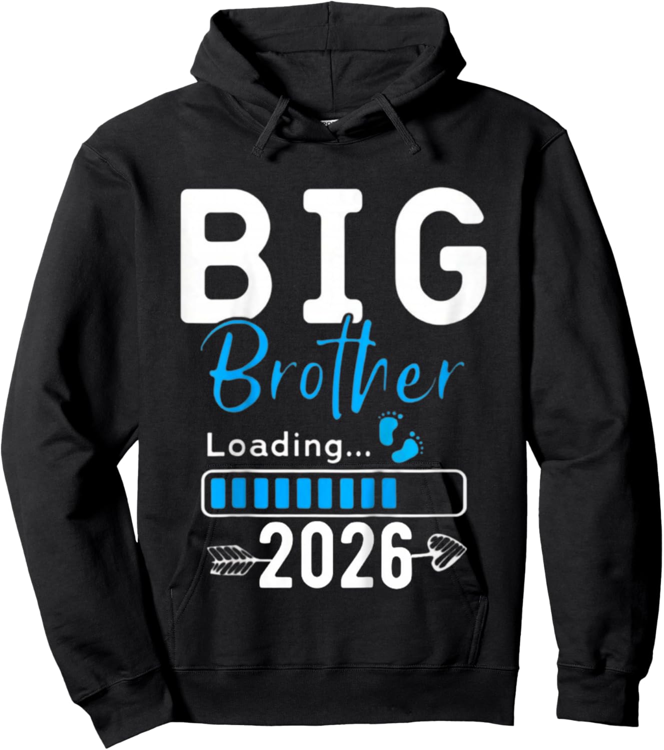Kids Big Brother Loading 2026, Promoted To Big Brother 2026 Hoodie - Hoodie | Black
