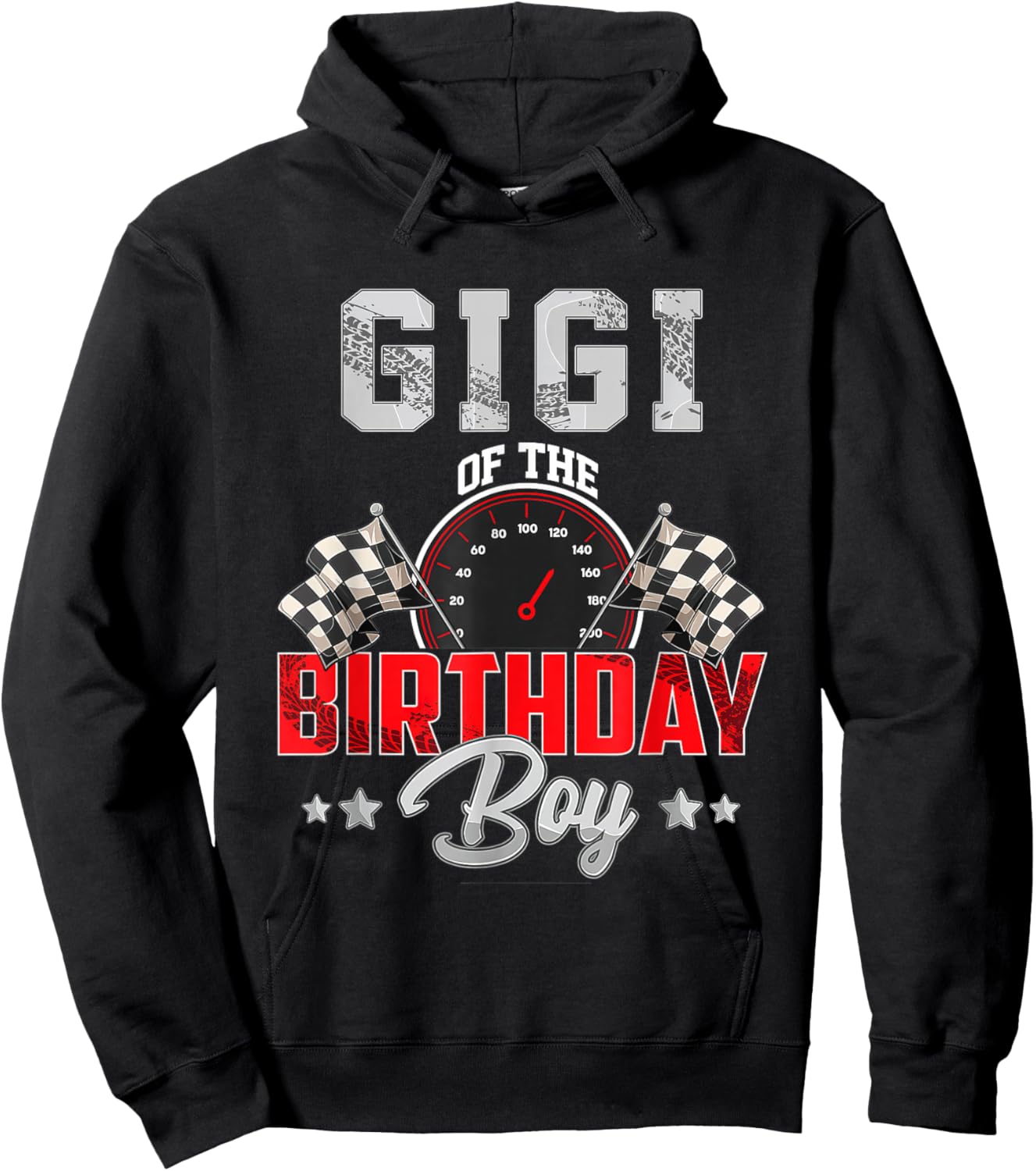 Gigi Of The Birthday Boy Race Car Racing Car Driver Hoodie - Hoodie | Black