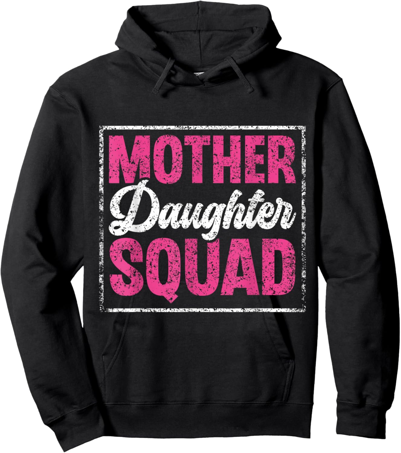 Mother Daughter Squad Mom Matching Mother Daughter Mommy Hoodie - Hoodie | Black
