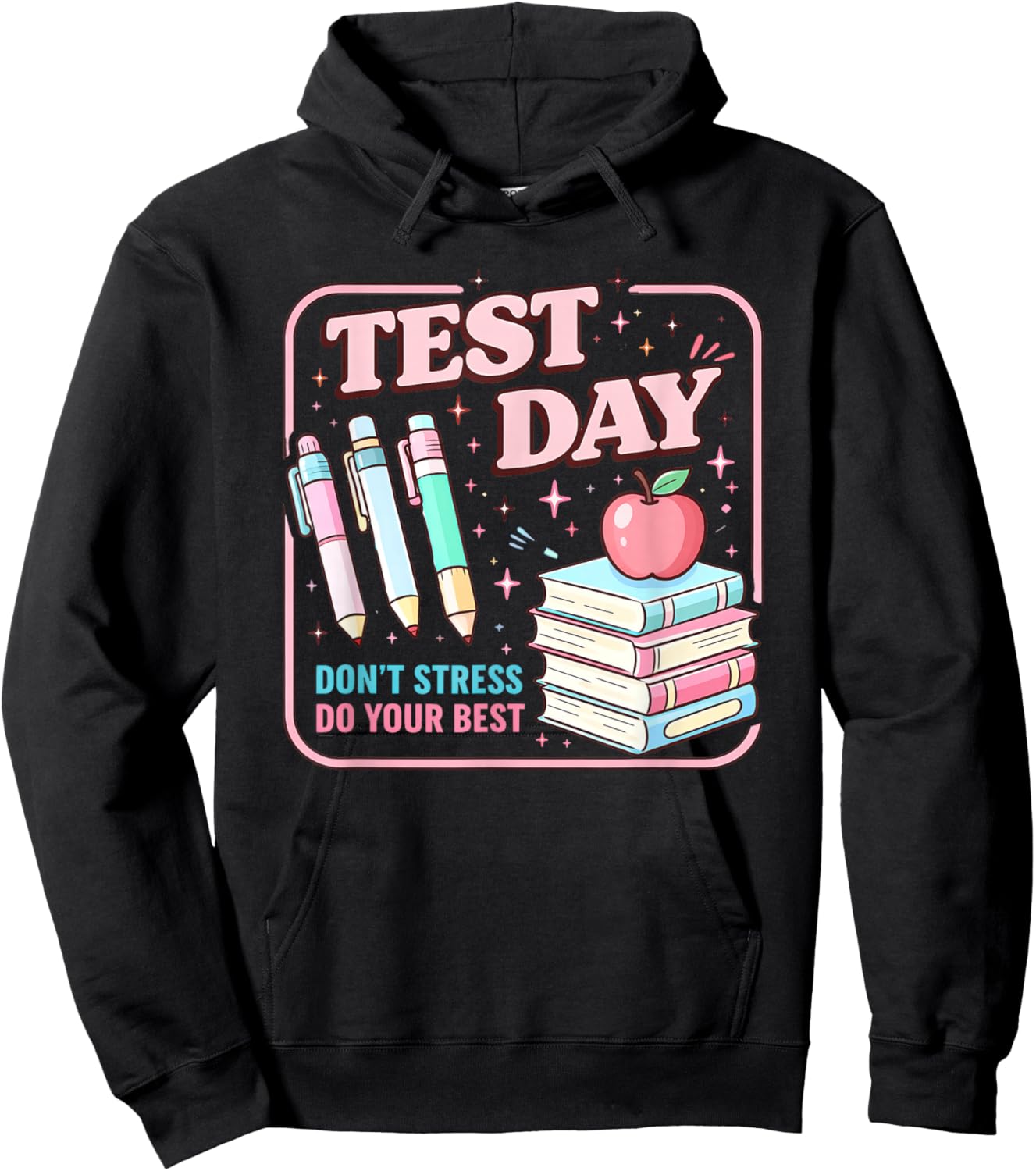 Test Day STAAR Teacher Testing Active Monitoring Hoodie - Hoodie | Black