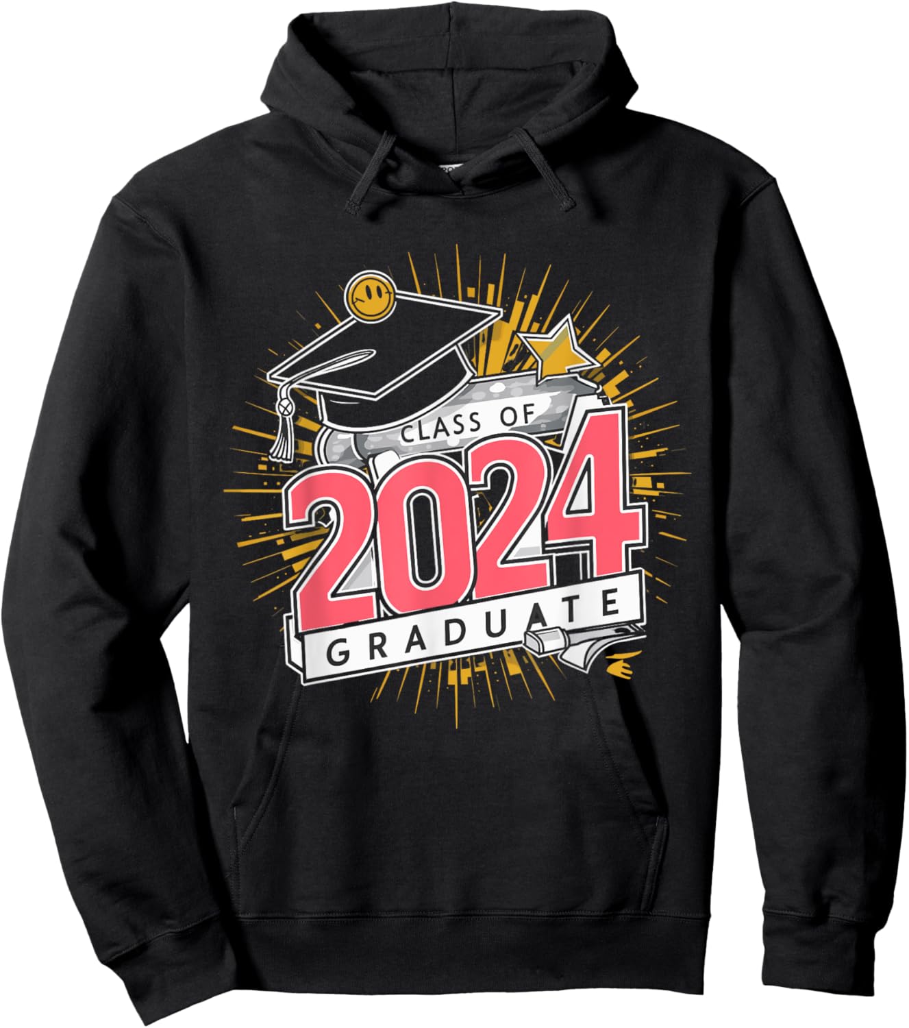 Done Class Of 2024 Graduation Graduate Men Women Kids Hoodie - Hoodie | Black