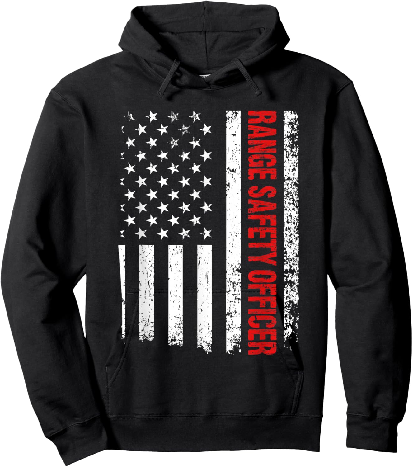 American Firearms Instructor Gun Range Safety Officer Hoodie - Hoodie | Black