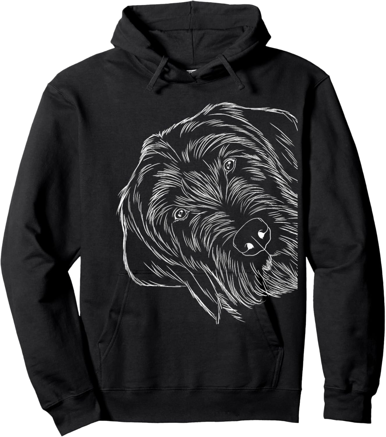 Funny Dog German Wirehaired Pointer Hoodie - Hoodie | Black