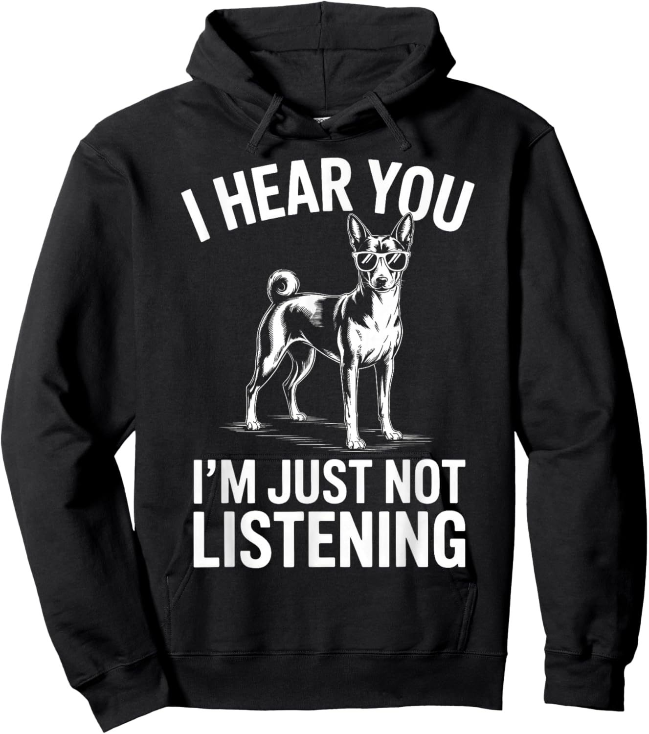 Basenji Funny Basenji Hoodie - Hoodie | Black