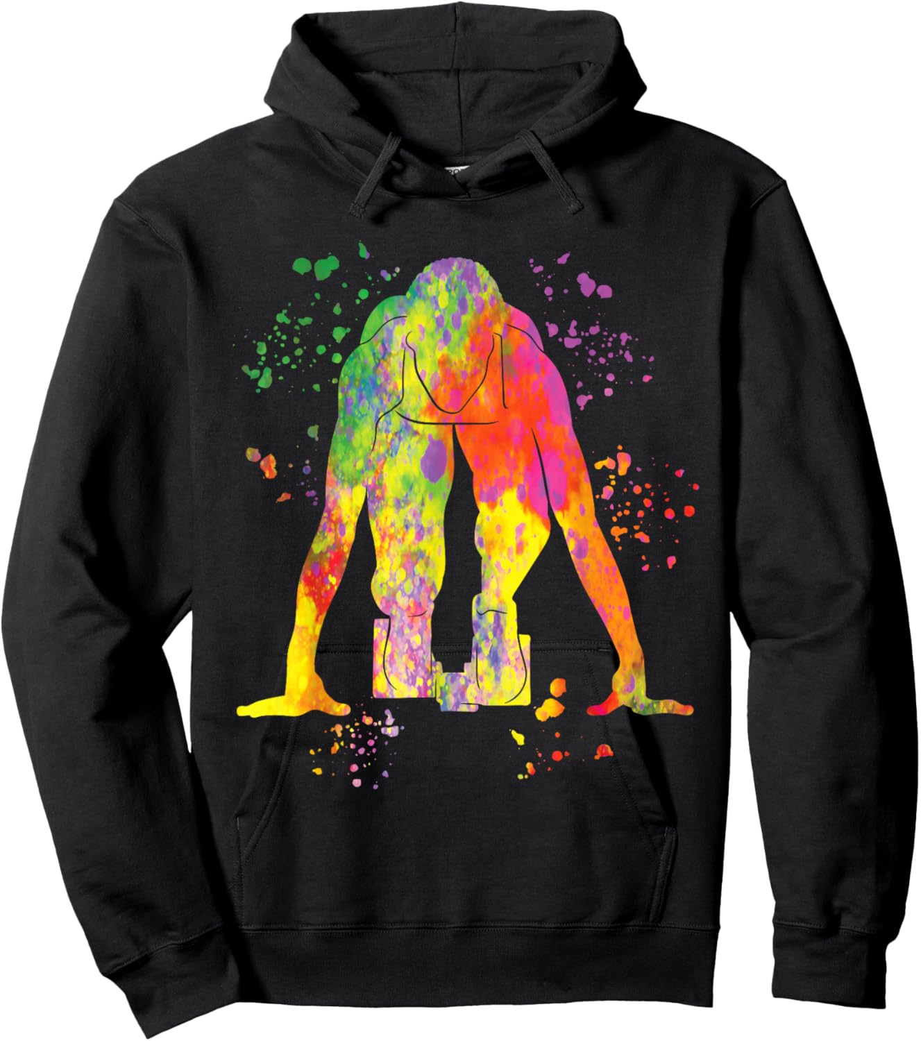 Sprinter Colorsplash Sprinting Kids Sprint Hoodie - Hoodie | Black