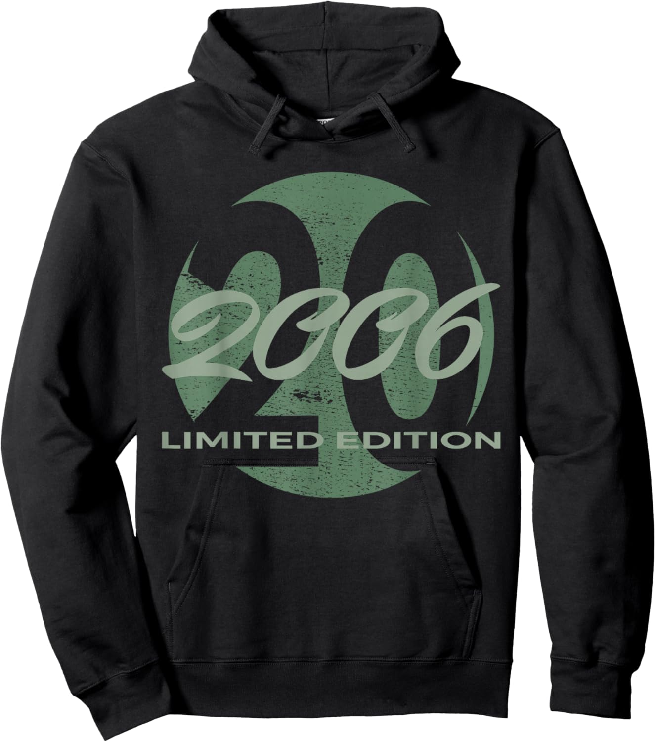 20th Birthday Man Woman 20 Years 2006 Funny Gift Hoodie - Hoodie | Black