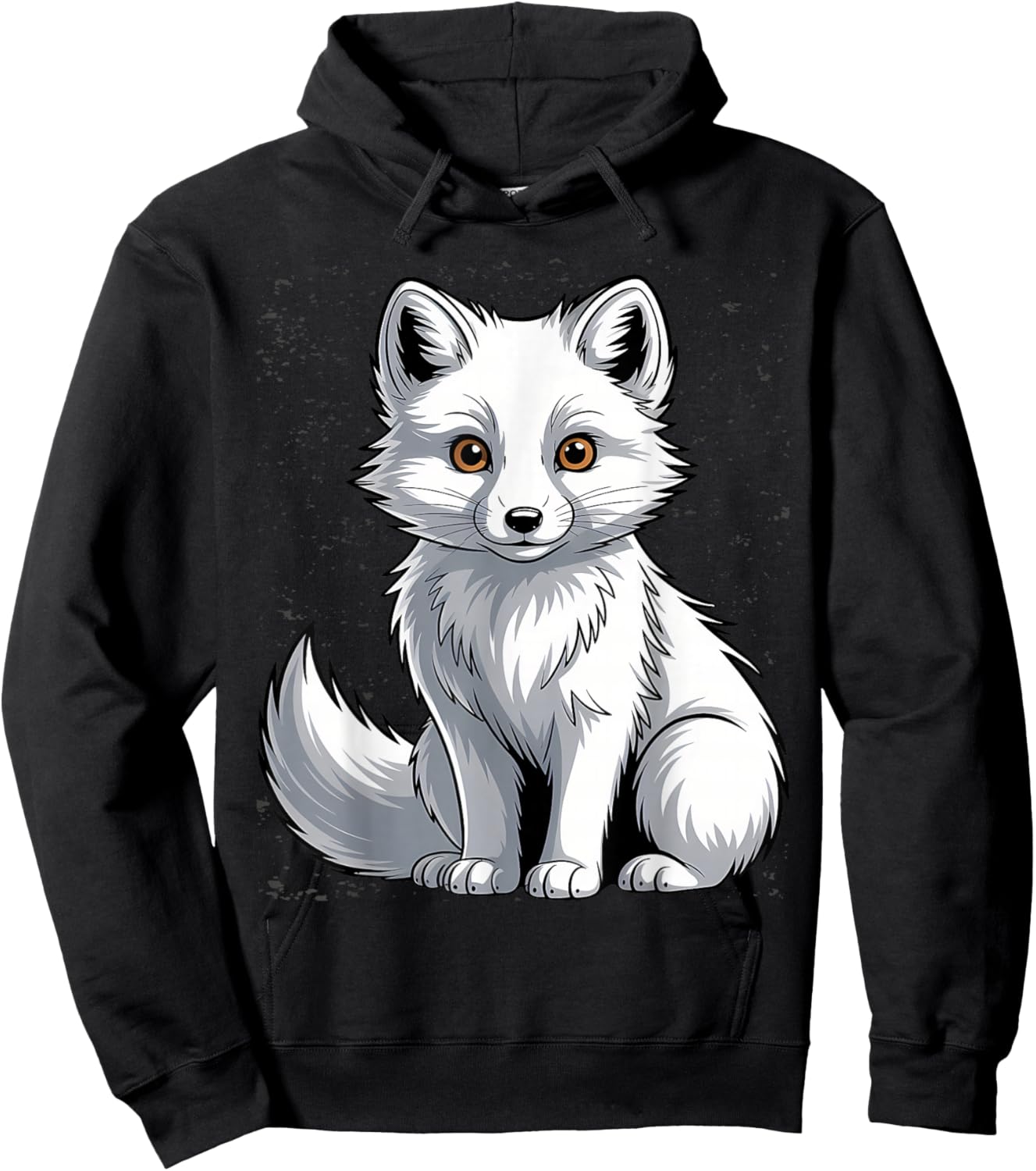Arctic Animals Cute Artic Fox Lover Pajamas Hoodie - Hoodie | Black