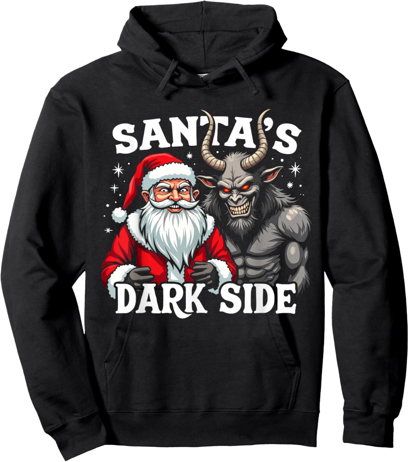 Krampusnacht Christmas Monster Krampus Lover Festive Horror Hoodie - Hoodie | Black