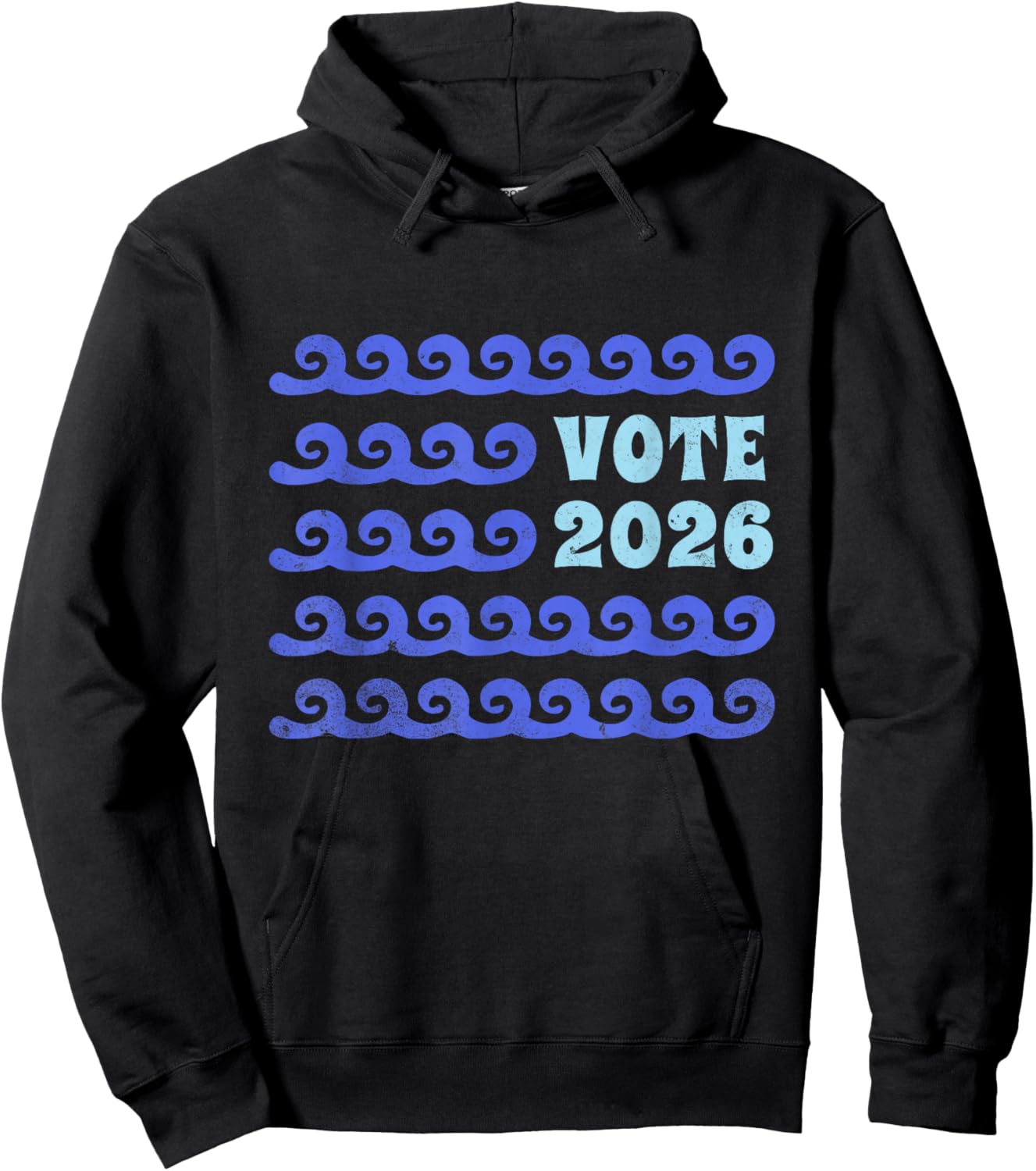 Blue Wave 2026 Hoodie - Hoodie | Black