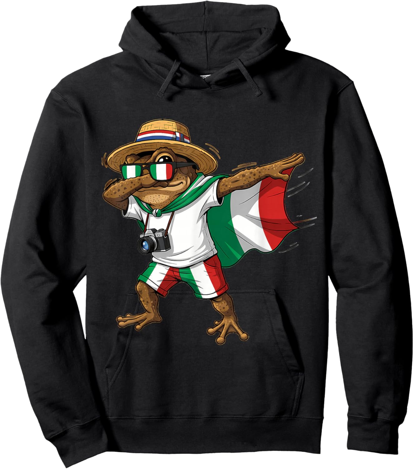 Drapeau Italien Racines Italiennes Hoodie - Hoodie | Black