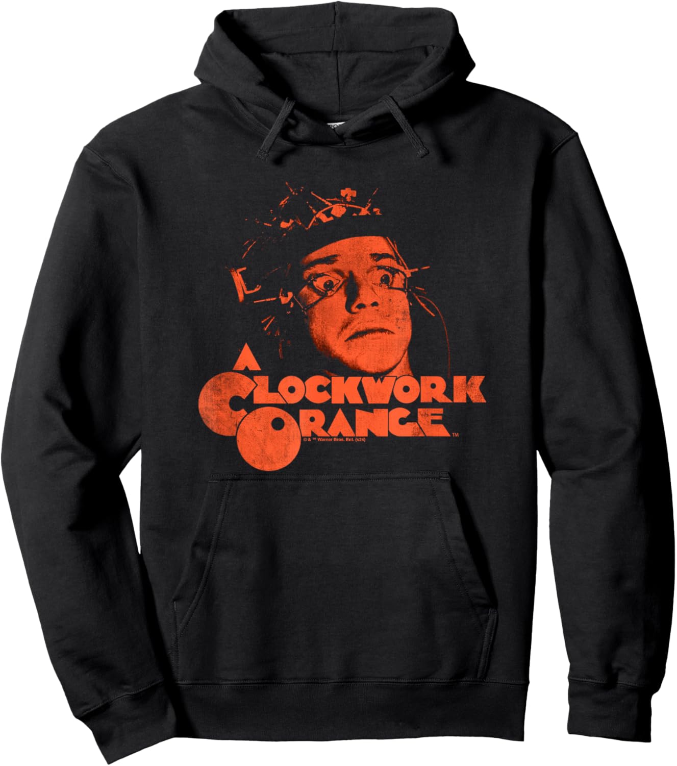 A Clockwork Orange Posterized Alex Face , Small, Black Hoodie - Hoodie | Black