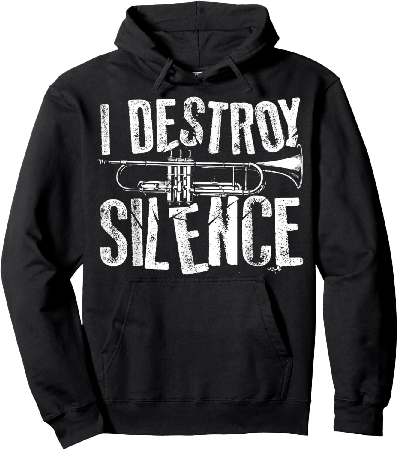 Best Trumpet Player Art Women Trumpetist Gag Trumpet Hoodie - Hoodie | Black