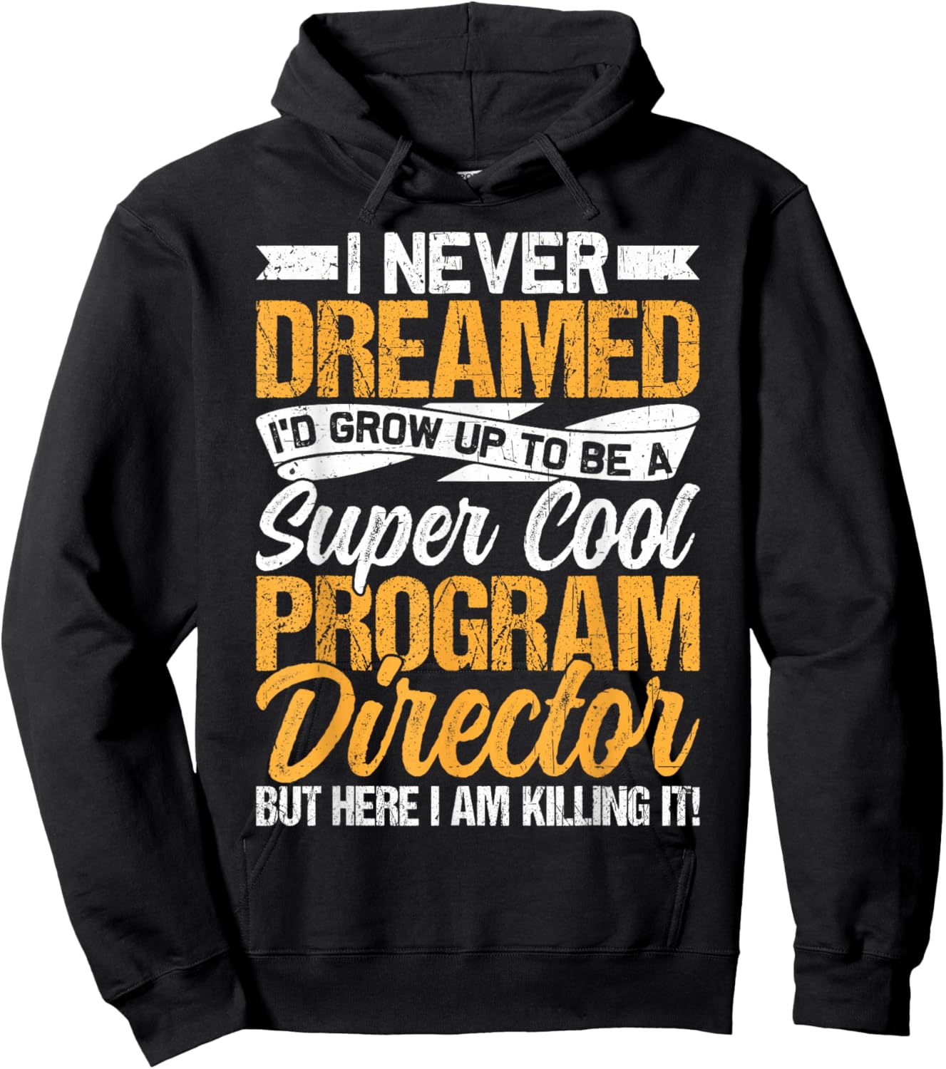 Funny Program Director Shirt Men Women Manager Job Worker Hoodie - Hoodie | Black