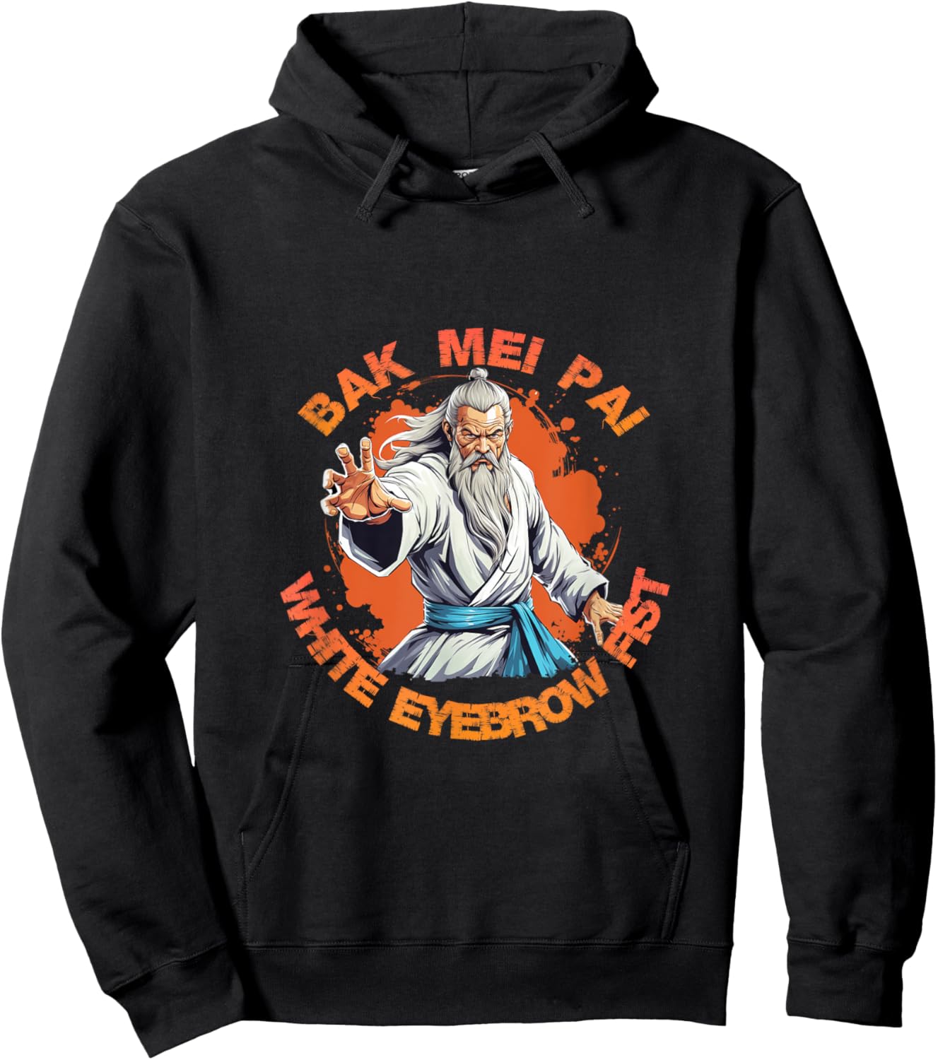 Bak Mei Pai The White Eyebrow Fist Hoodie - Hoodie | Black