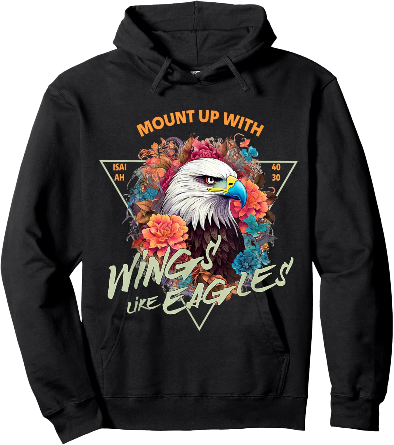 Those who hope in the Lord will renew their strength 24 Hoodie - Hoodie | Black