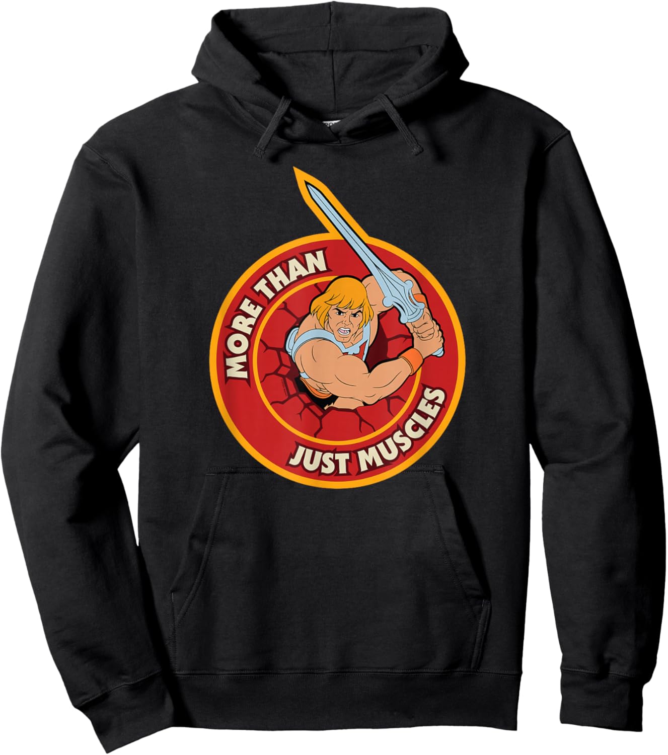 Masters of The Universe He-Man More Than Just Muscles Hoodie - Hoodie | Black