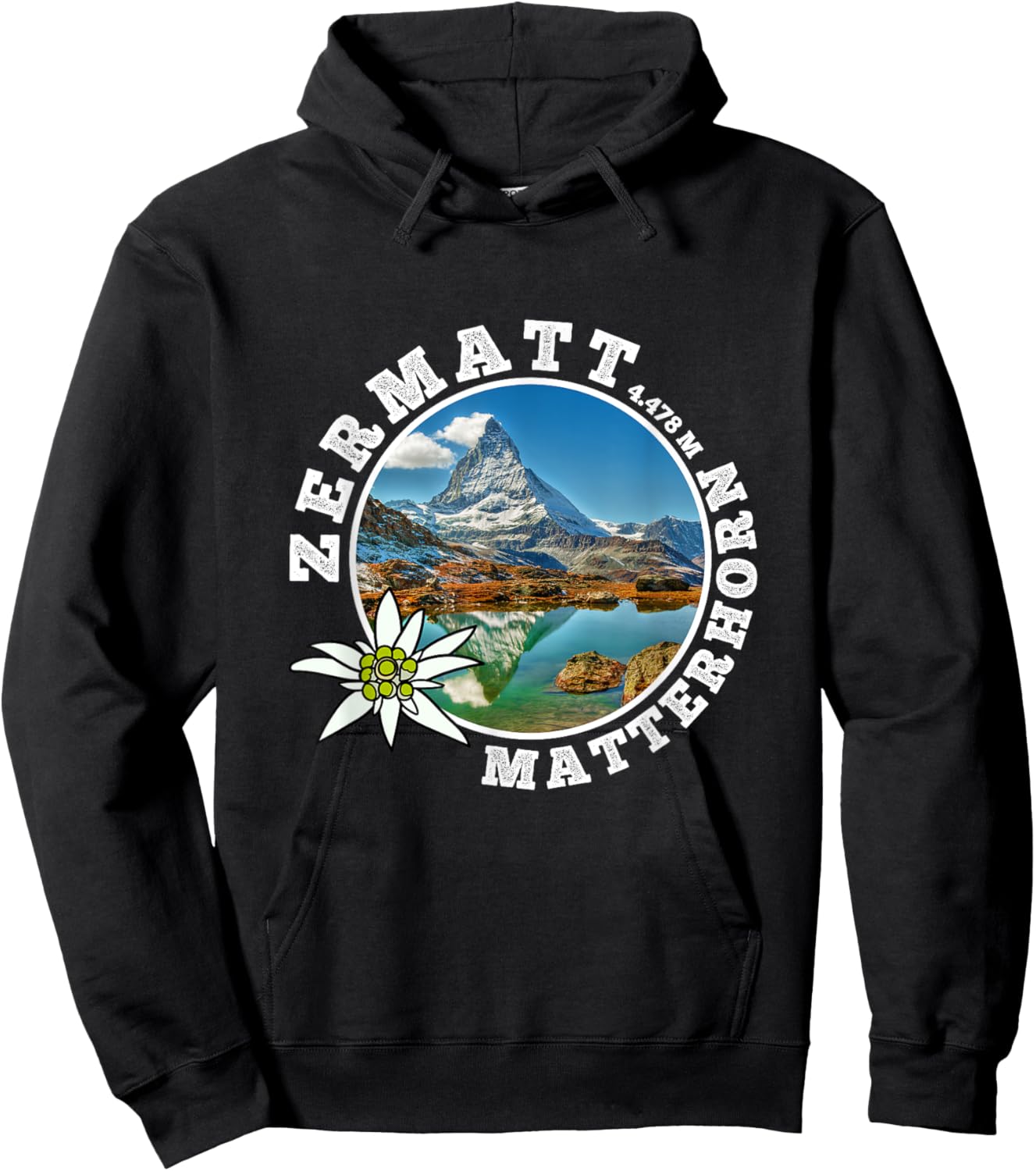 Zermatt Souvenir / Switzerland Zermatt Hoodie - Hoodie | Black