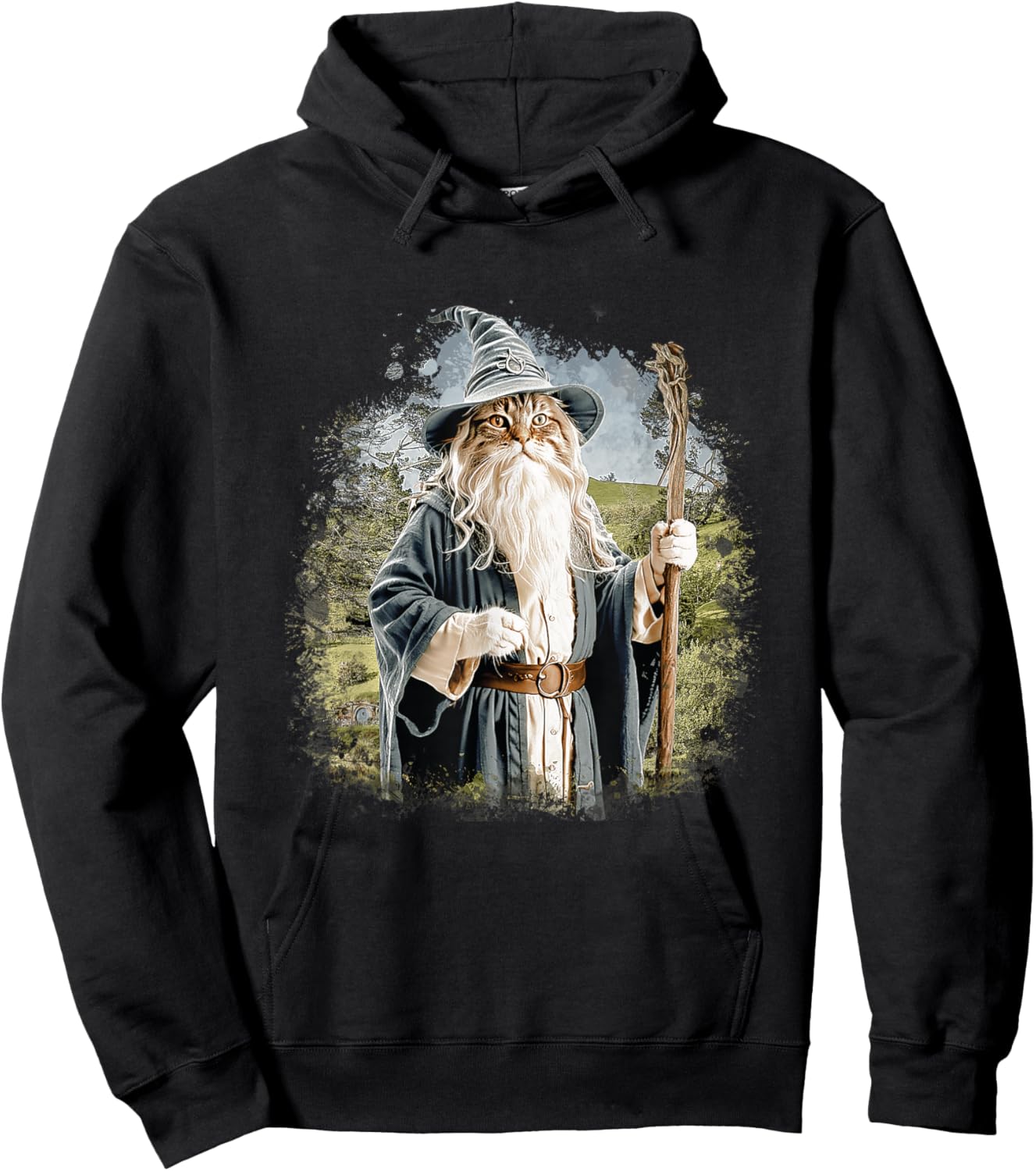 Cat Magician - Cat Lover Kitten Owner Kitty Hoodie - Hoodie | Black