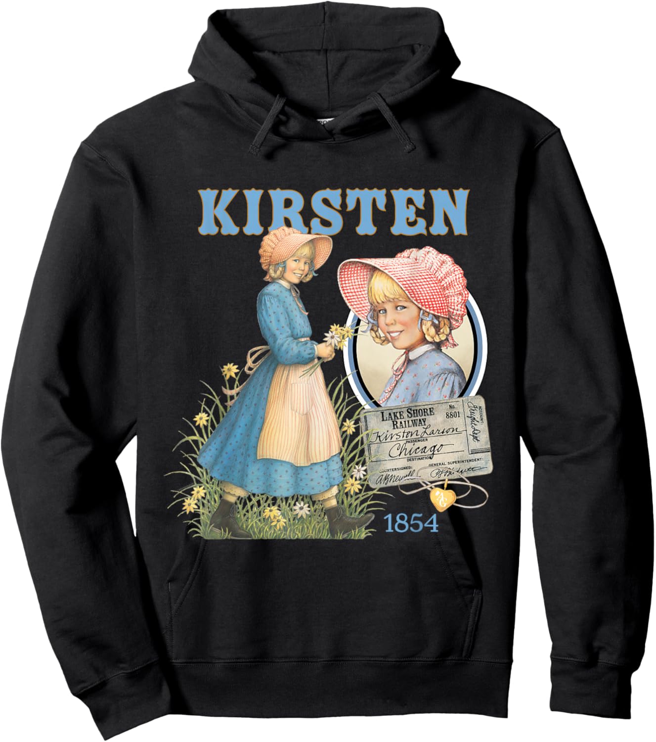 American Girl - Kirsten Larson 1854 Hoodie - Hoodie | Black