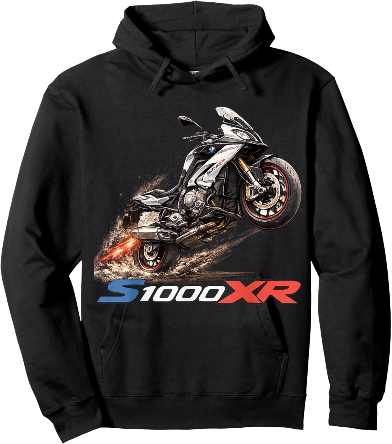 New S1000XR Wheelie Moto Design Hoodie - Hoodie | Black